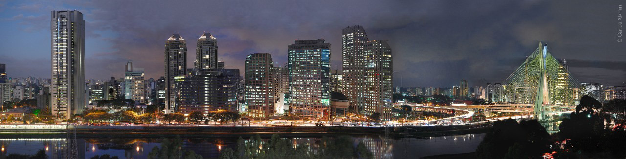 Panorâmica do Brooklin Novo - região da Avenida Eng. Luis Carlos Berrini