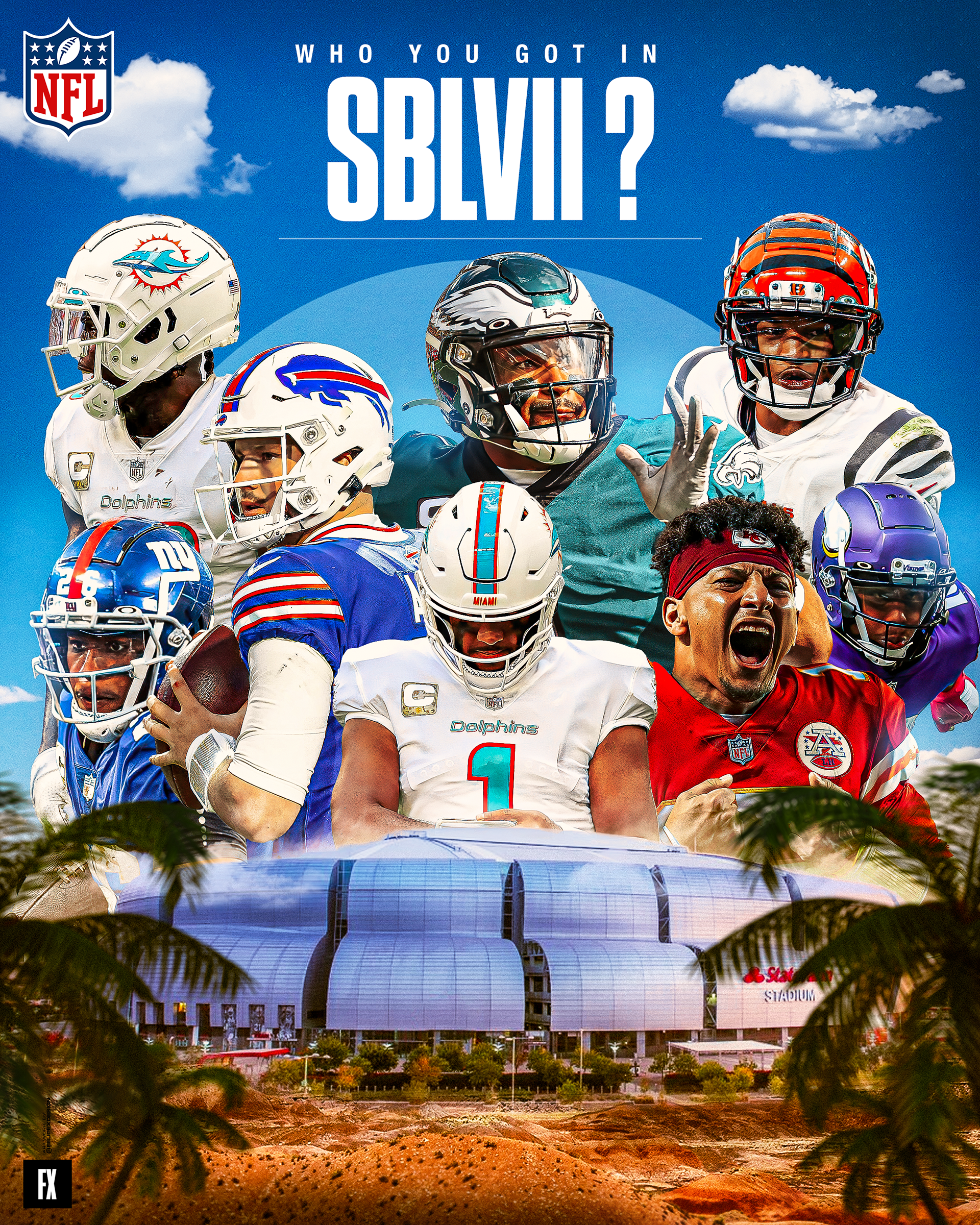 Felipe Brito - Sports Design - Super Bowl LVII - Who you got ?