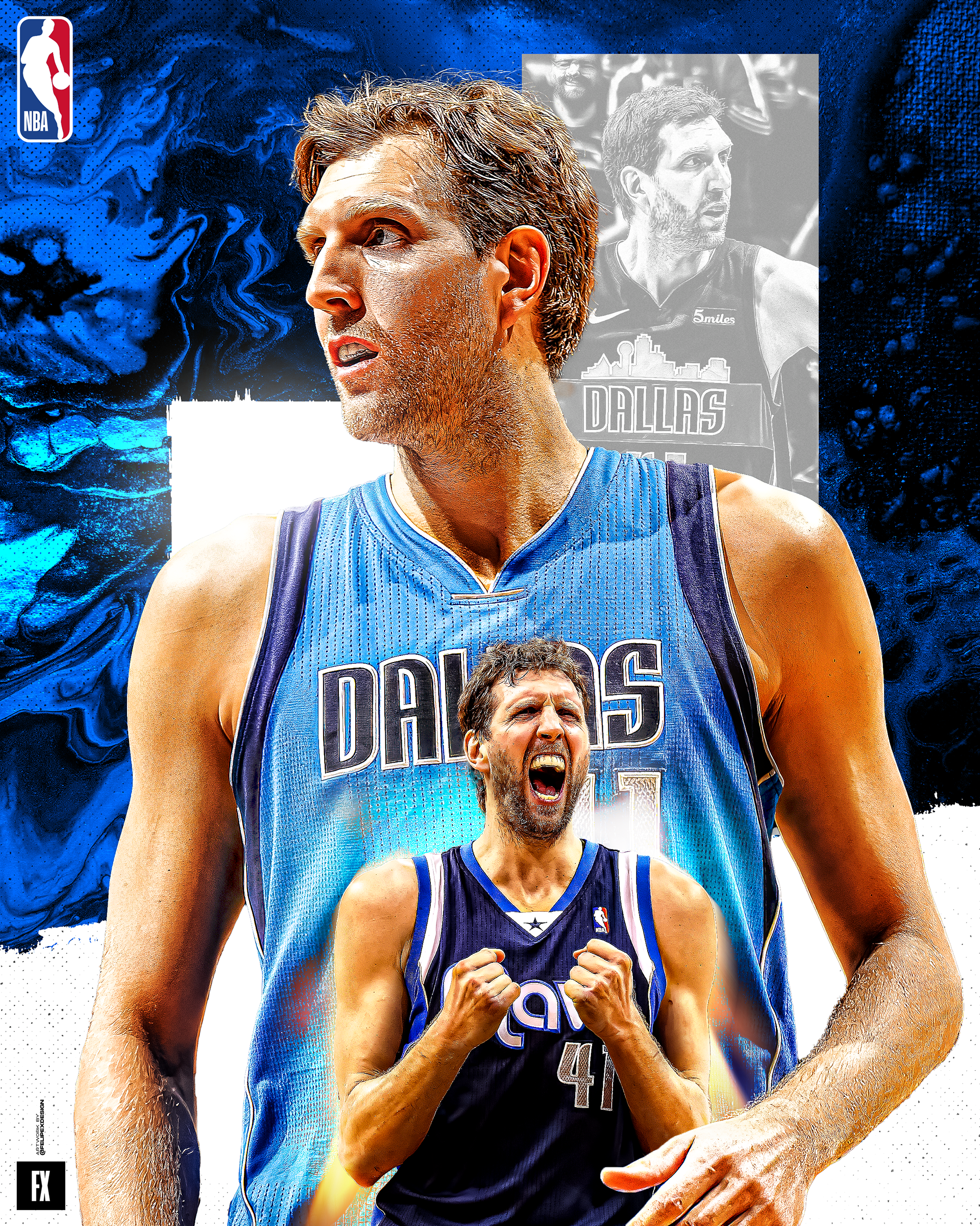 Dirk Nowitzki Signed Framed 11x14 Dallas Mavericks Basketball Photo Fa –  Super Sports Center