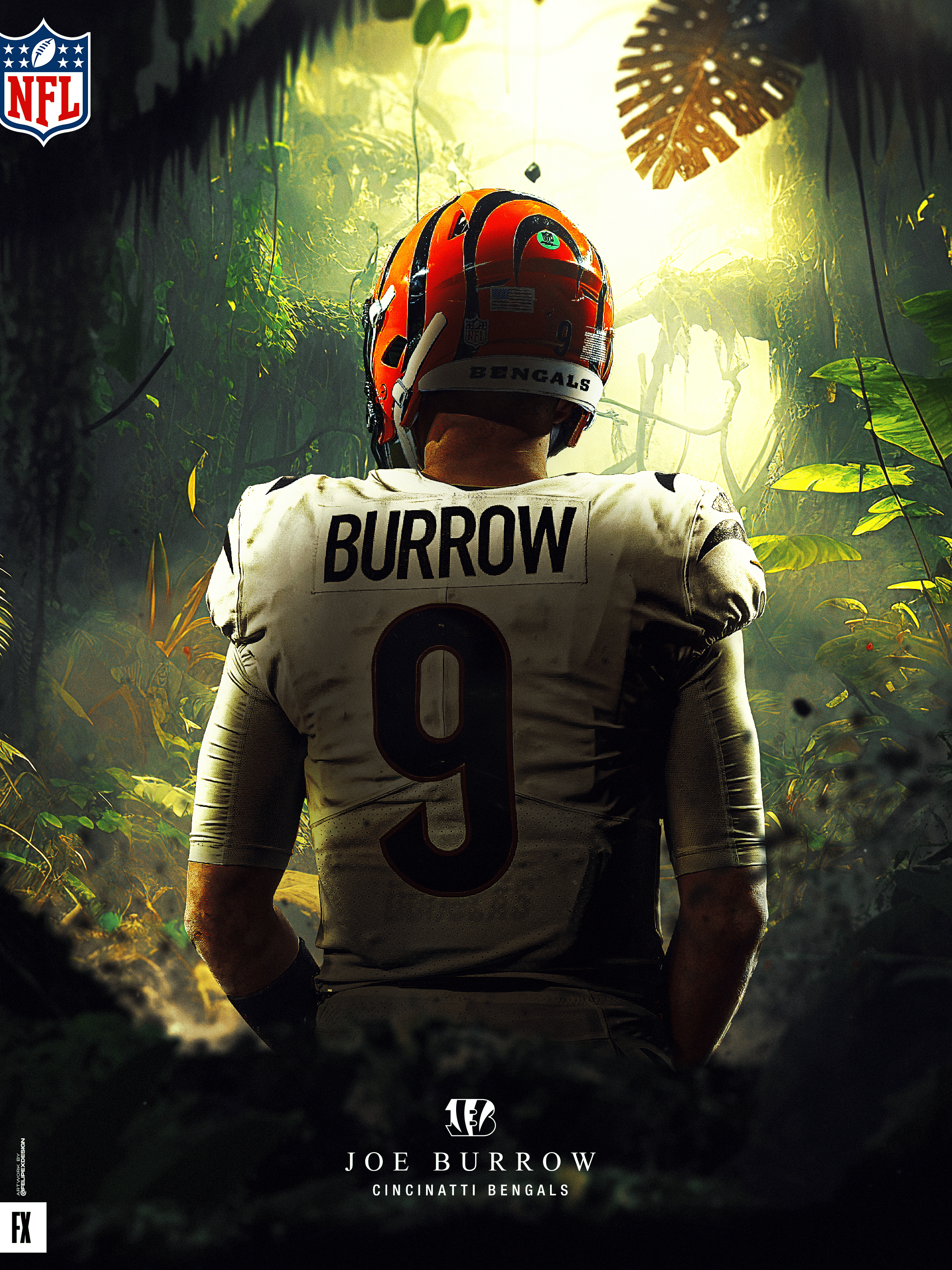 Joe Burrow iPhone wallpaper (made by me) : r/bengals