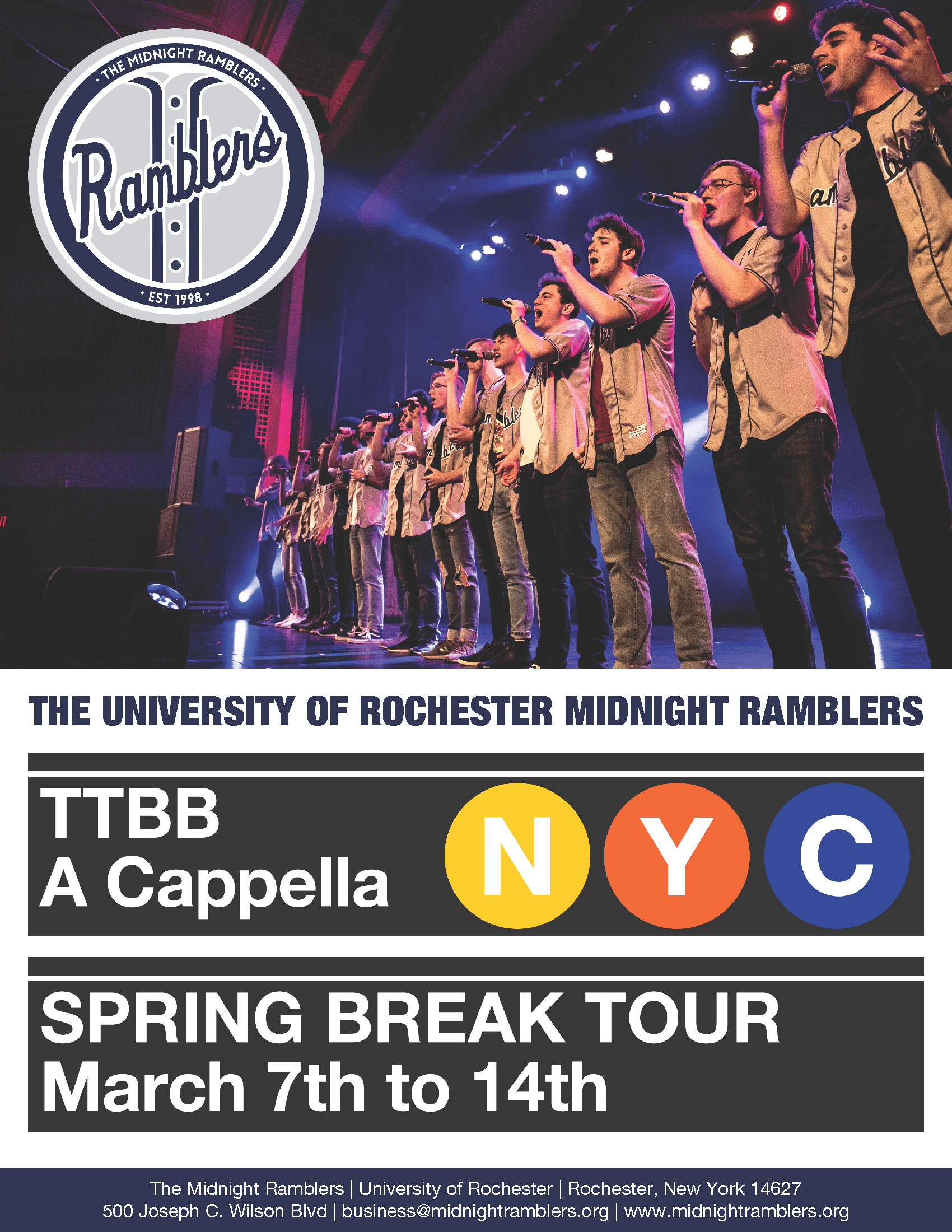 Press kit for Spring Break tour (1/2)