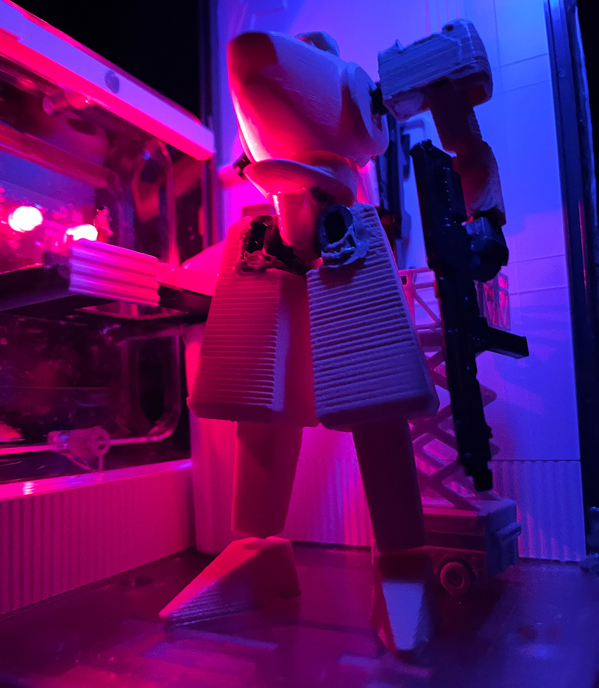 Diorama Scene with Lighting