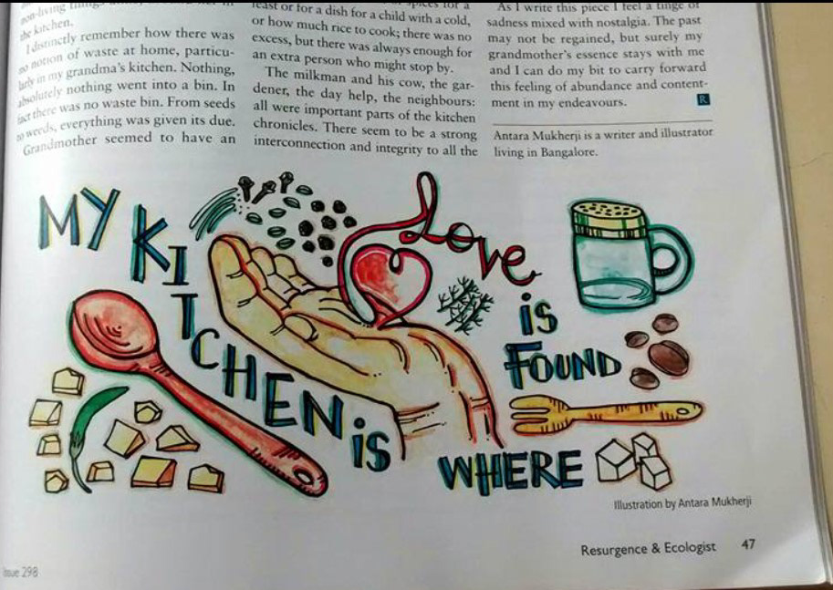 Artwork and Article published in Resurgence and Ecologist magazine