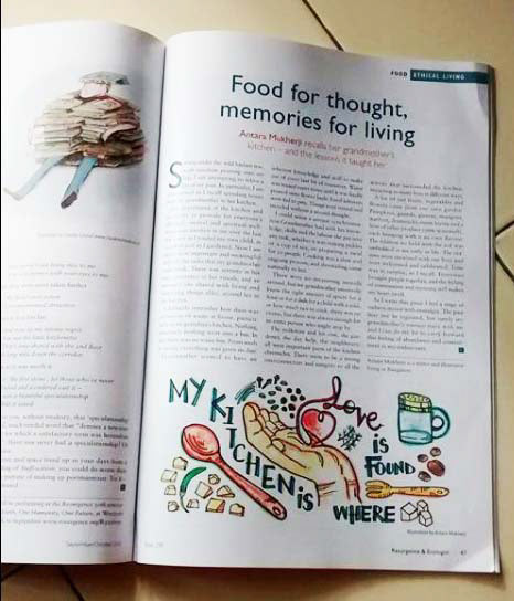 Artwork and Article published in Resurgence and Ecologist magazine