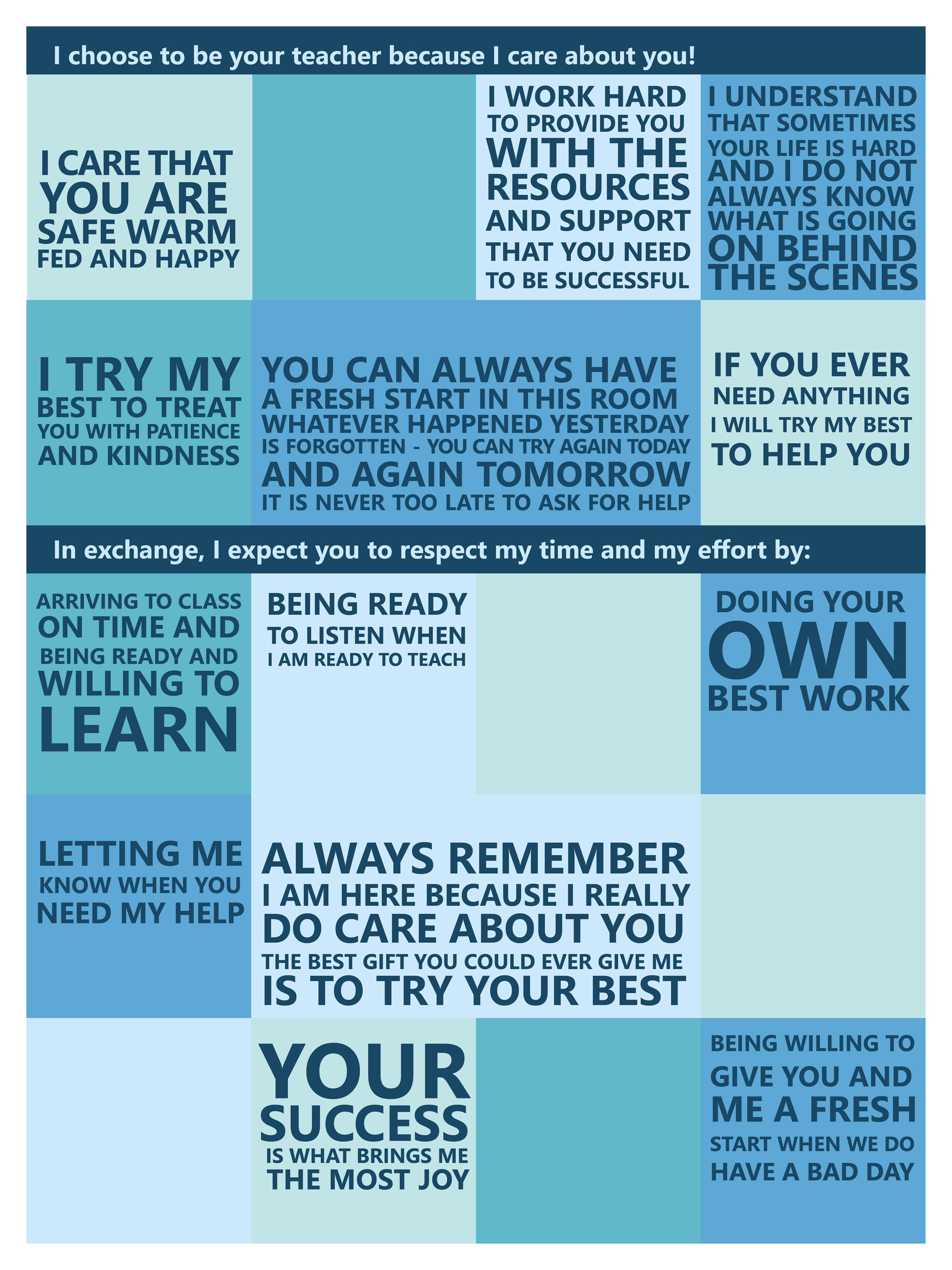 Classroom Agreement