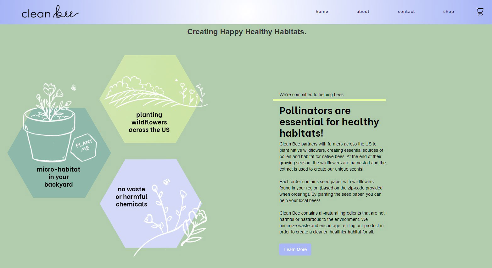 Bees are essential section