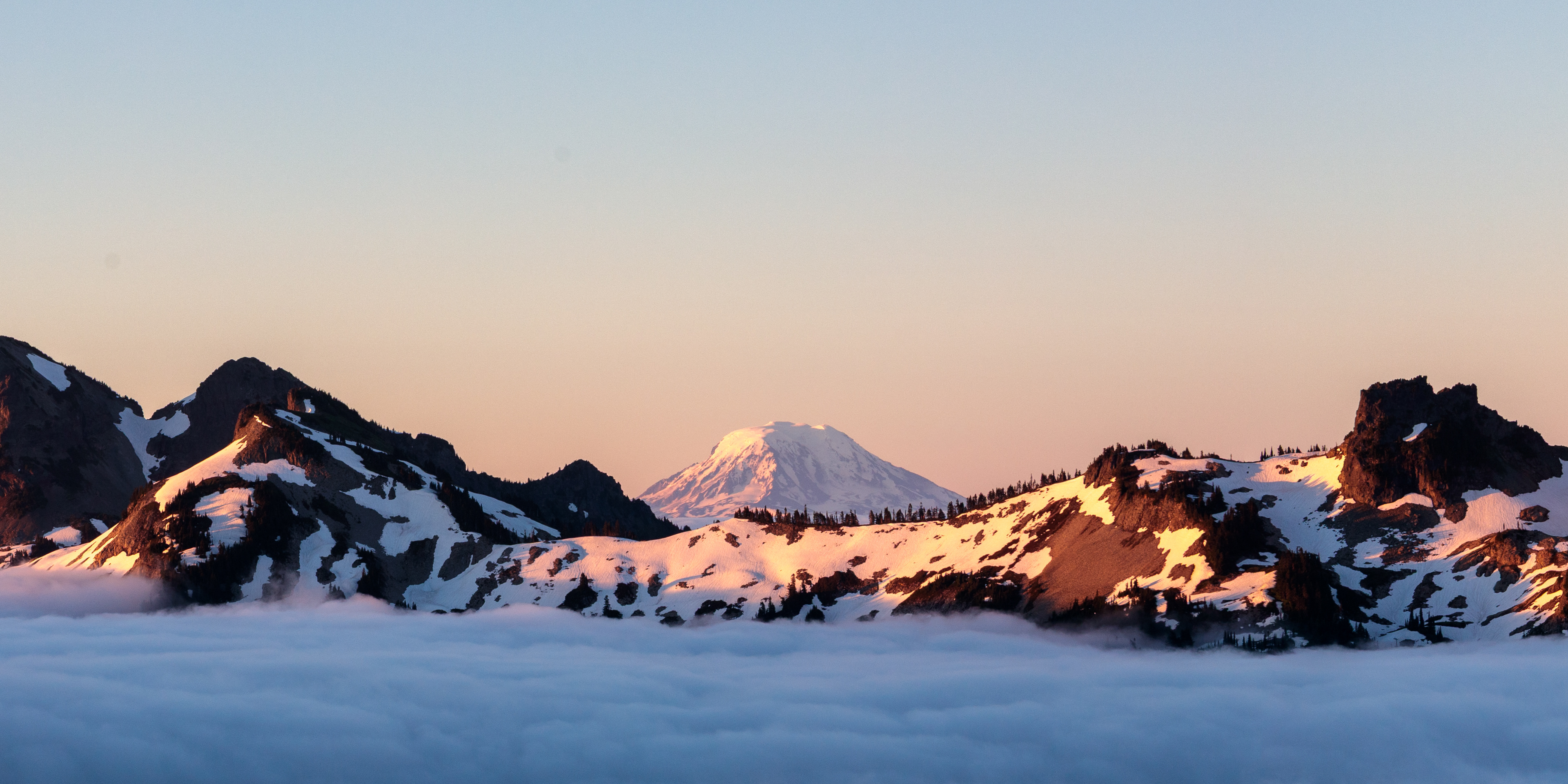 Mt. Adams seen from Mount Rainier