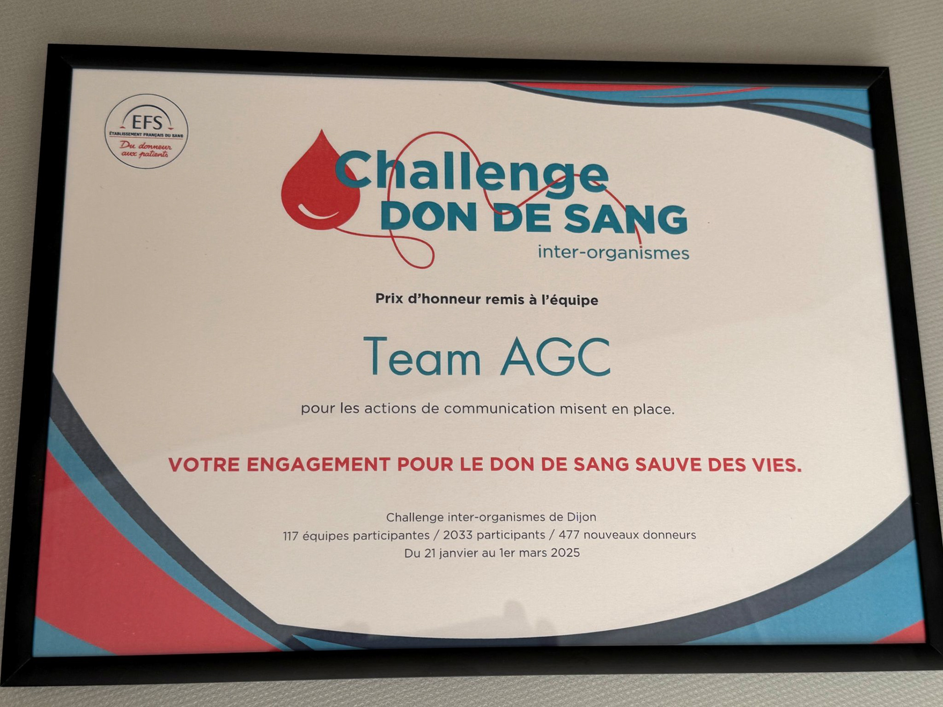 Prix d'honneur de la meilleur communication