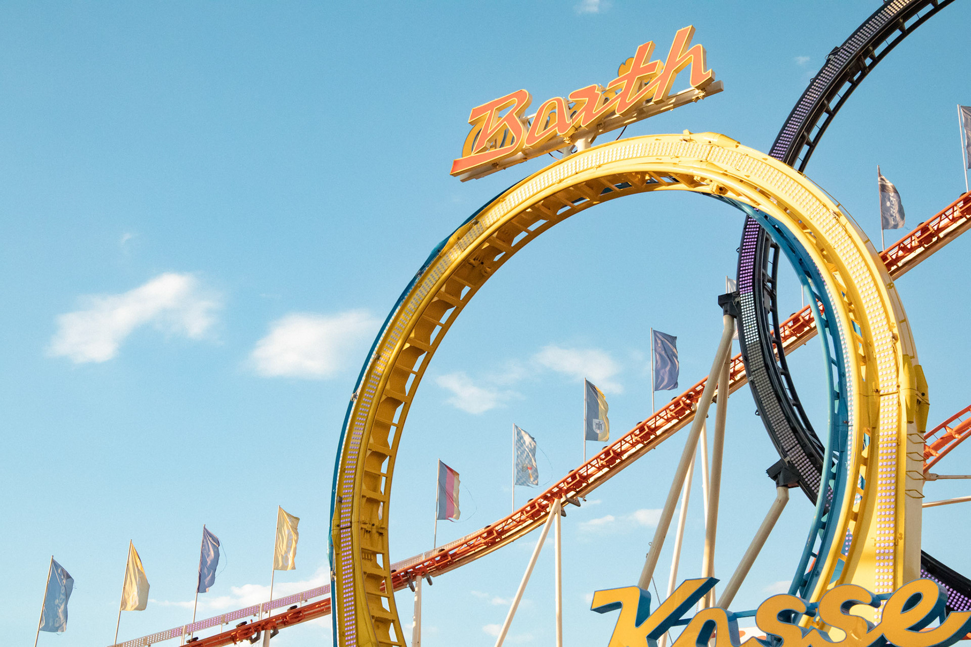 Olympic looping coaster