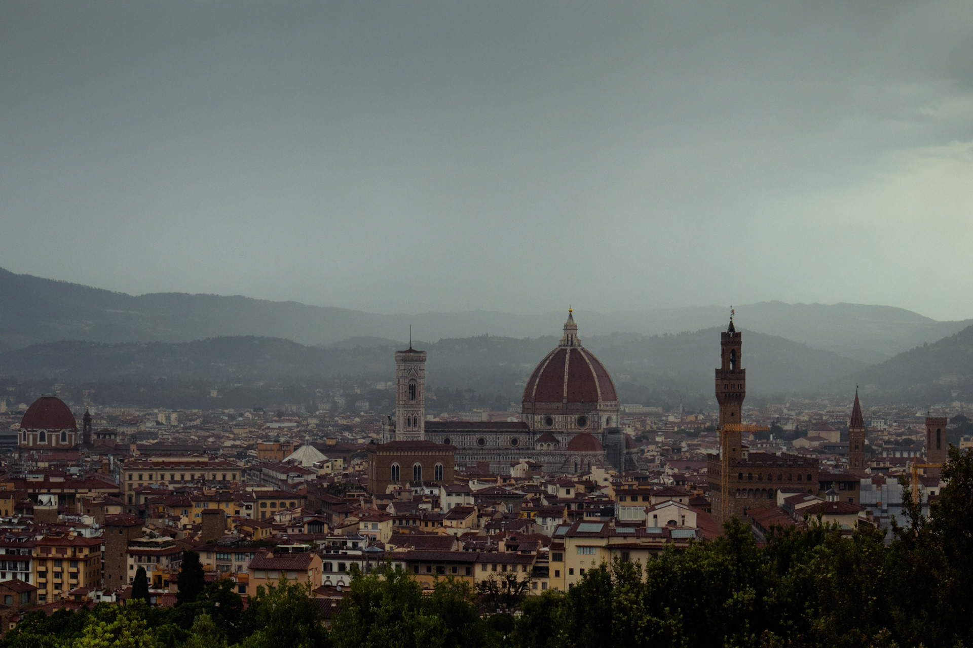 View of Cattedrale di Santa Maria del Fiore from Forte di Belvedere