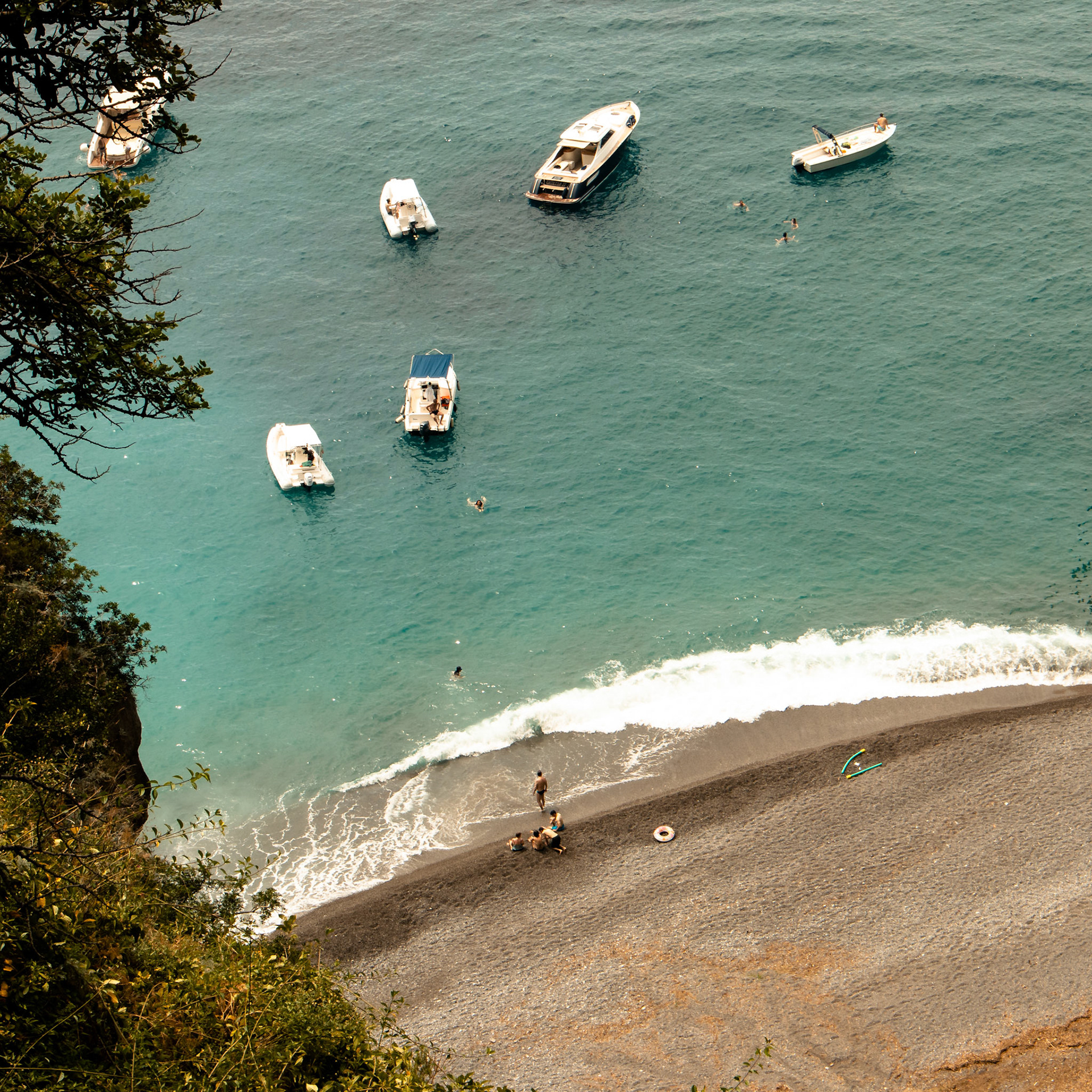 Private beach in Positano