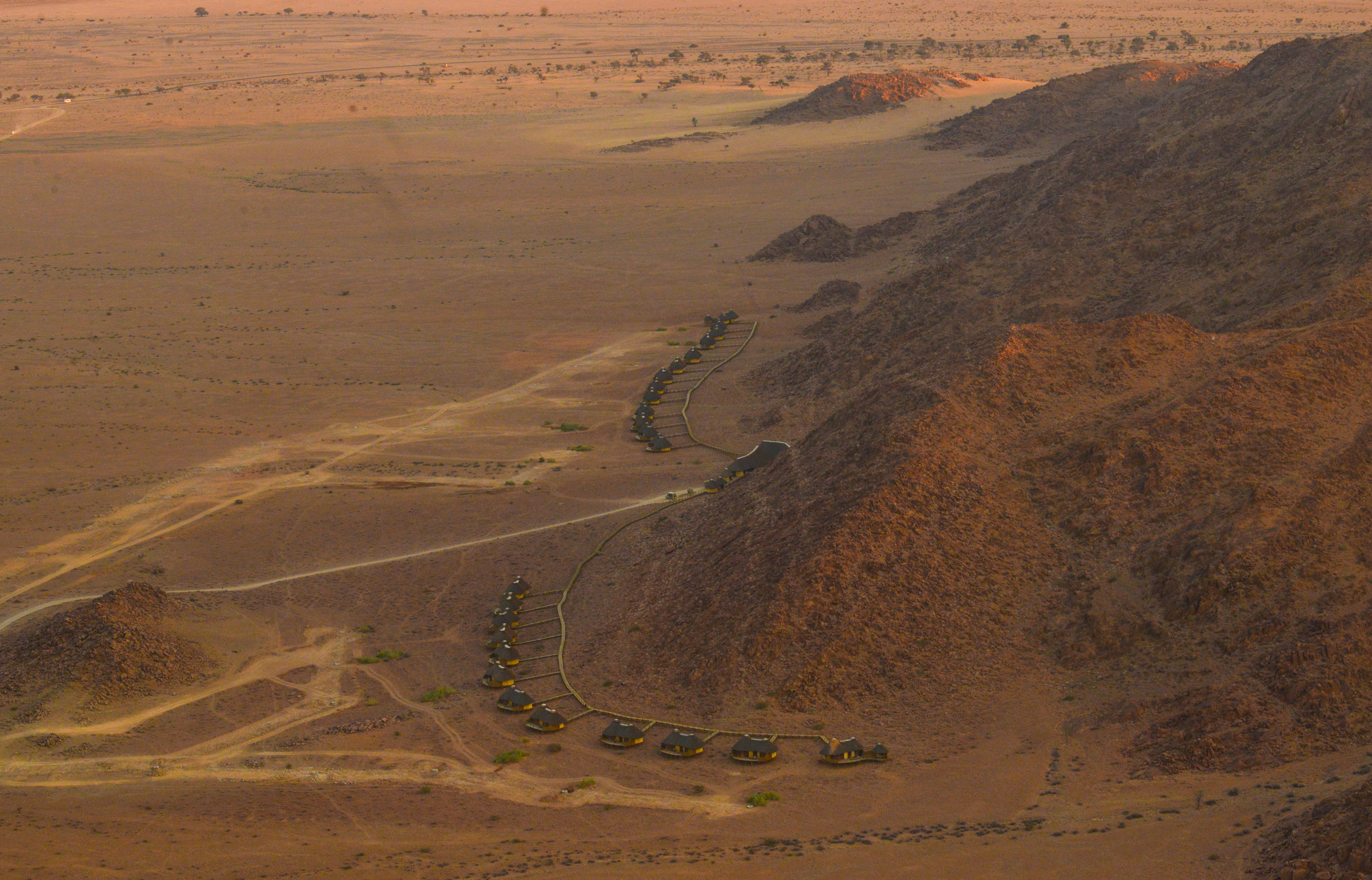 Sossus Dune Lodge at Sesriem in the Namib- Naukluft National Park