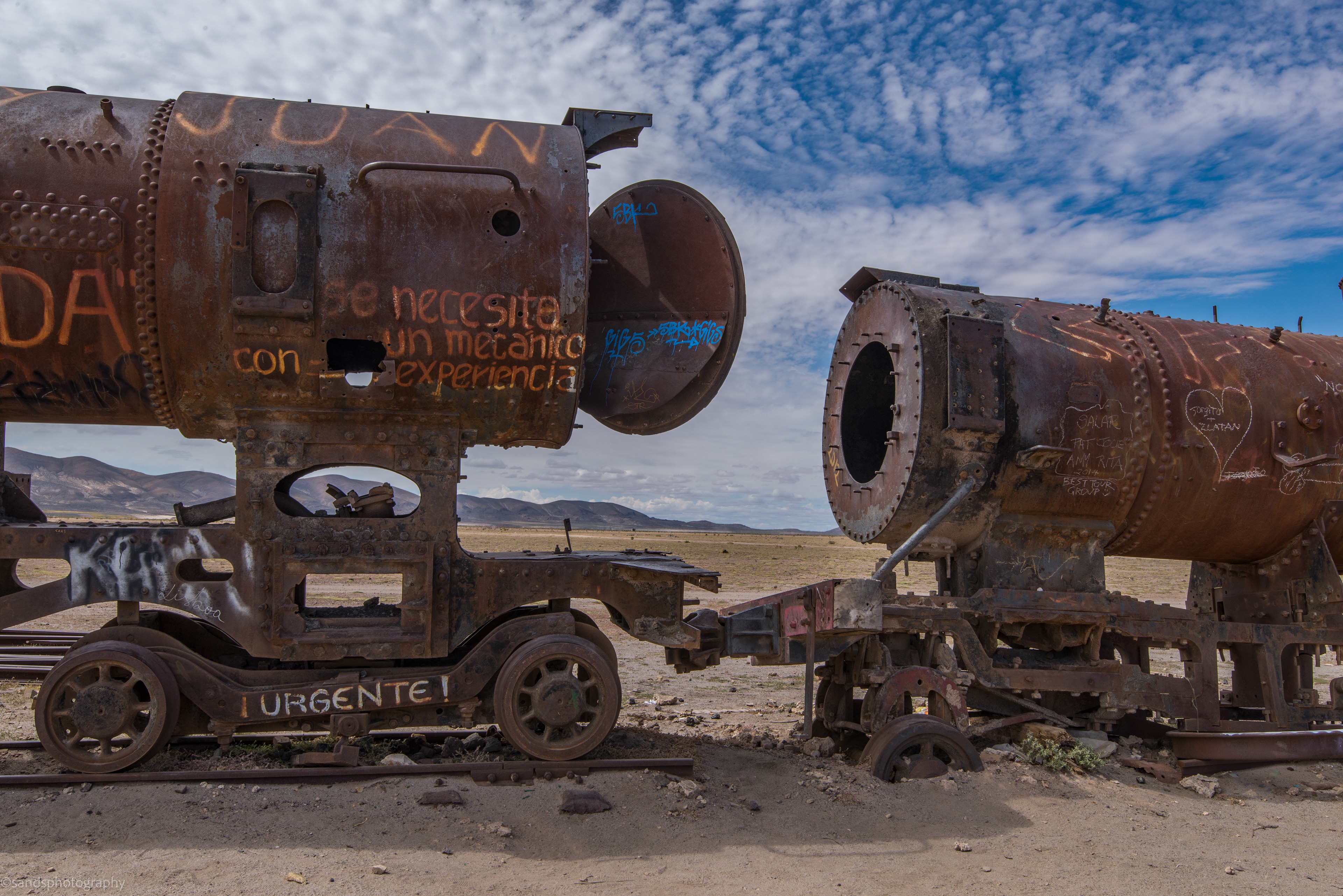 Cementerio de trenes, Uyuni, Bolivia