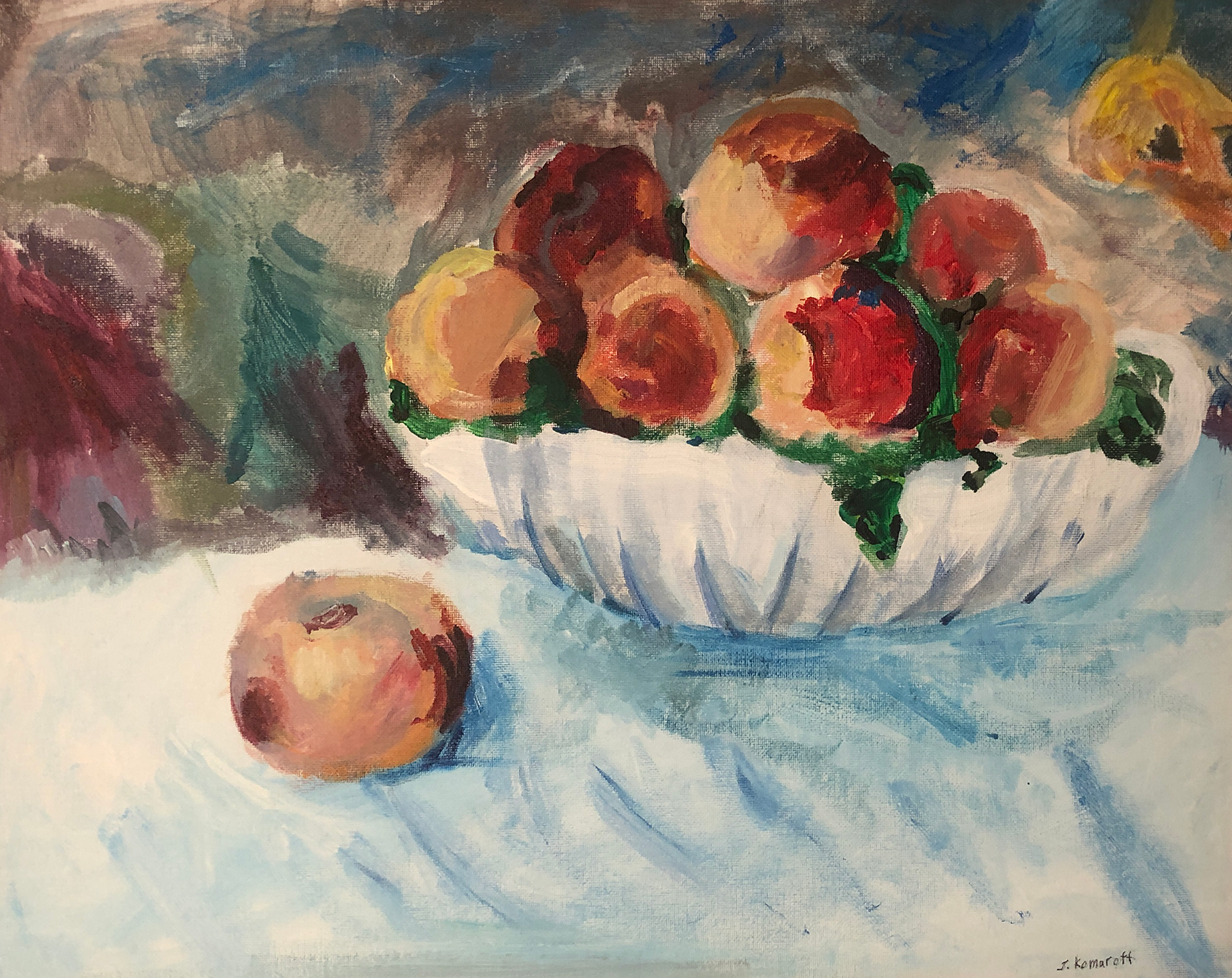 Study of Peaches by Renoir
