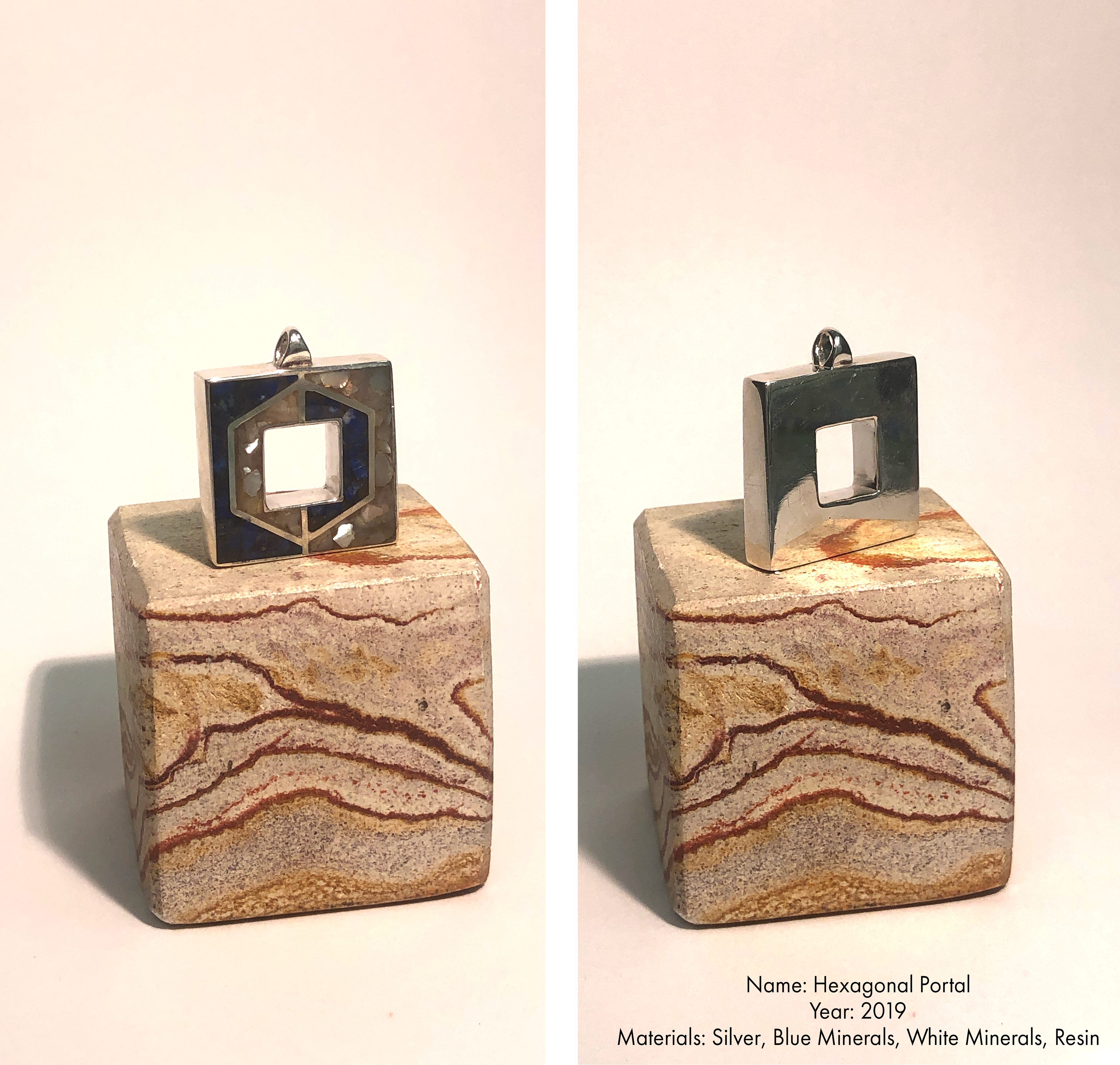 Silver, Minerals, & Resin