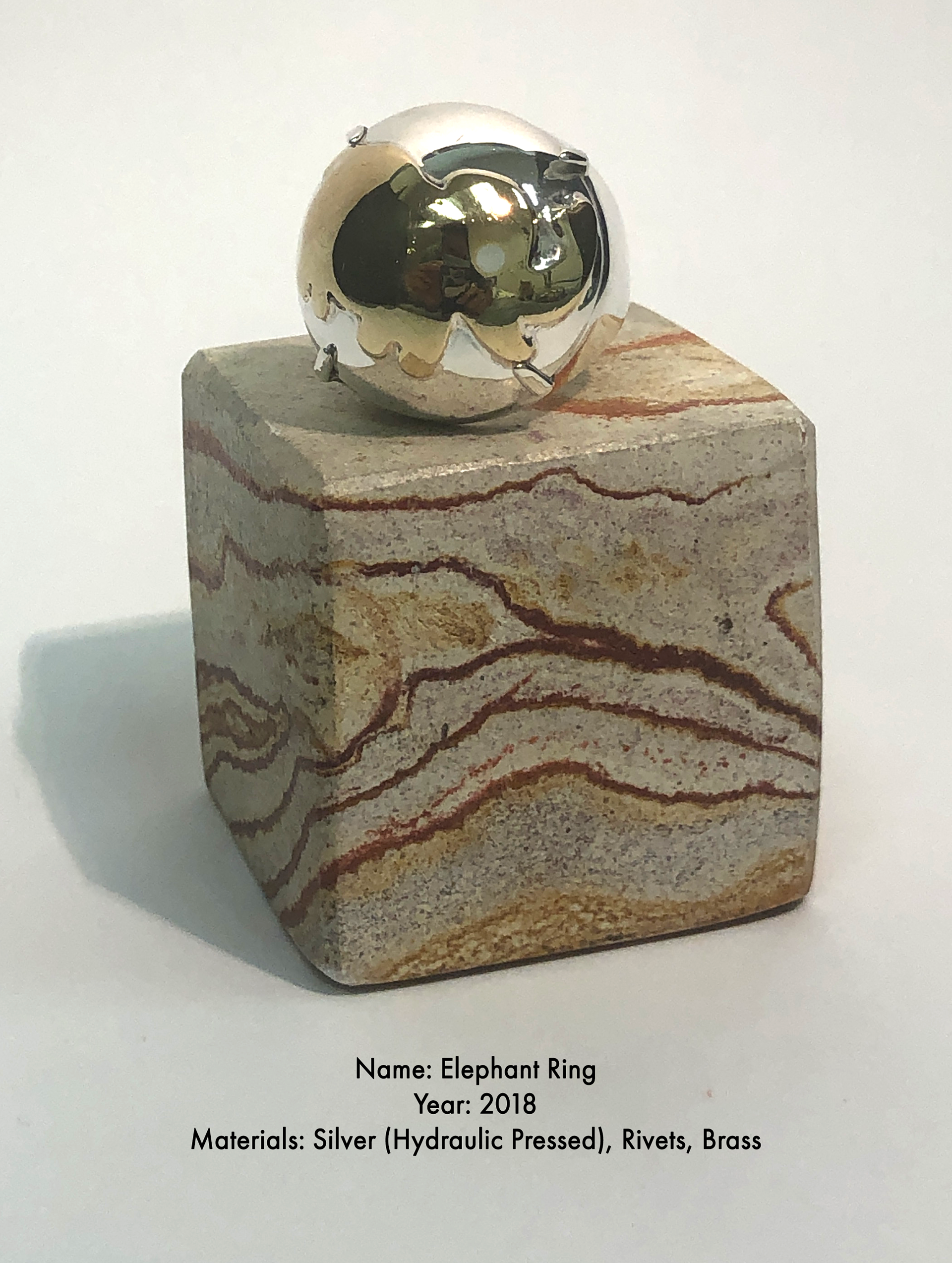 Brass & Hydraulic-Pressed Silver