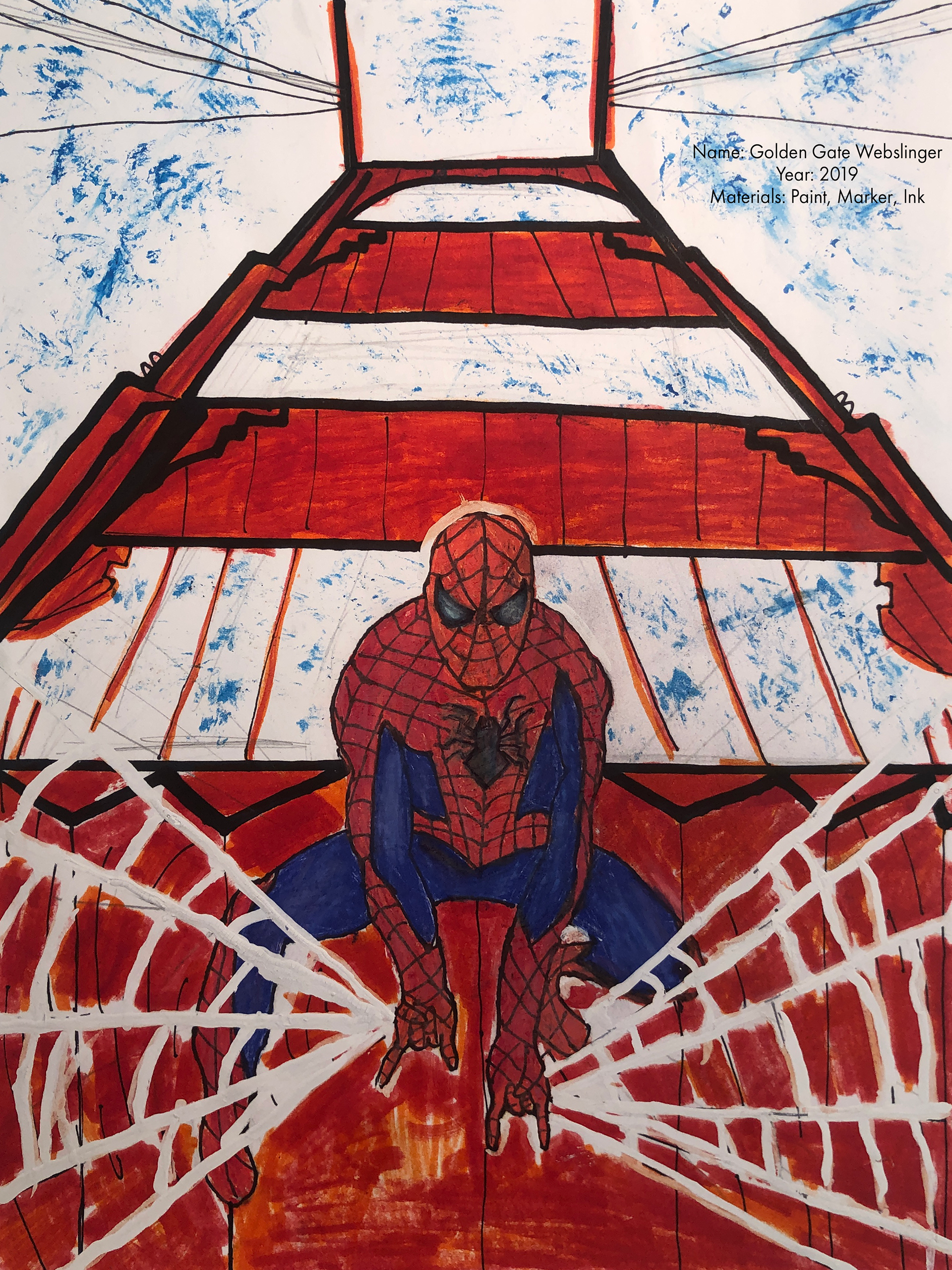 Study of Alex Ross's Spider-Man IV