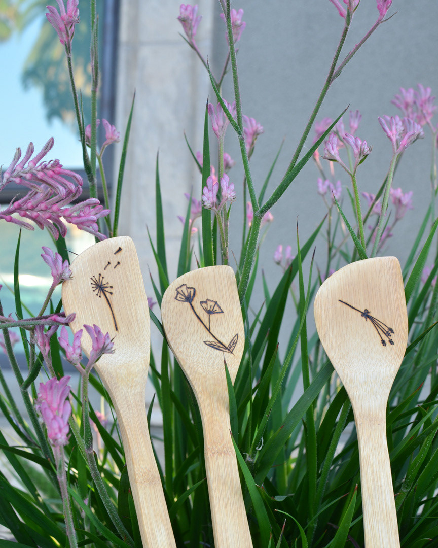 Wood Burned Spoons