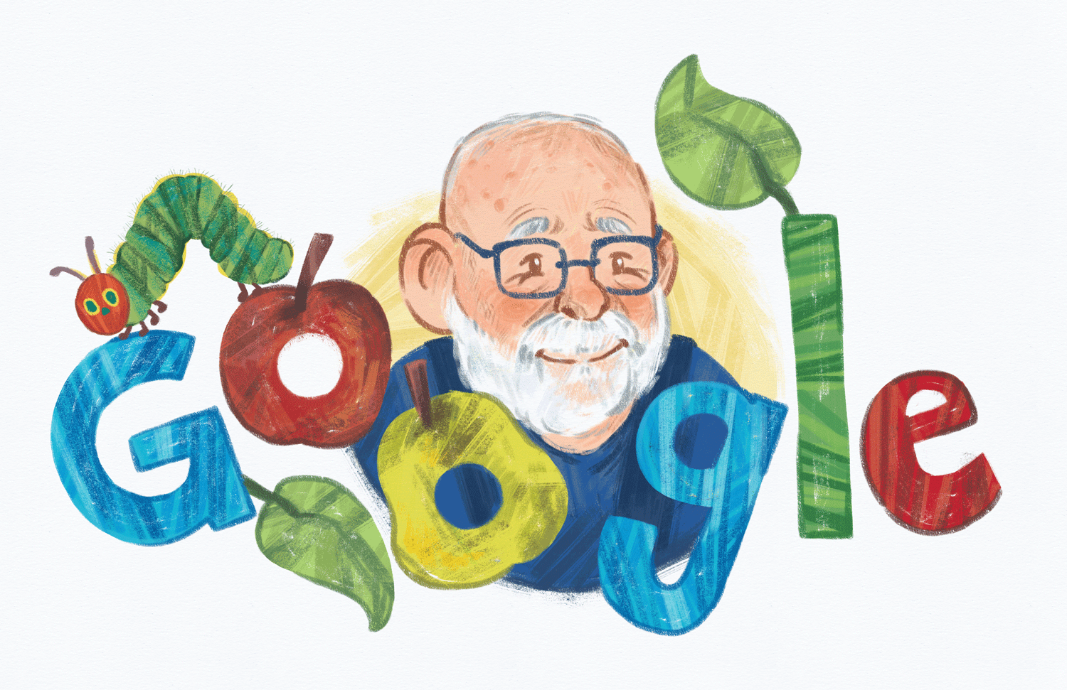 Eric Carle Mock Google Doodle