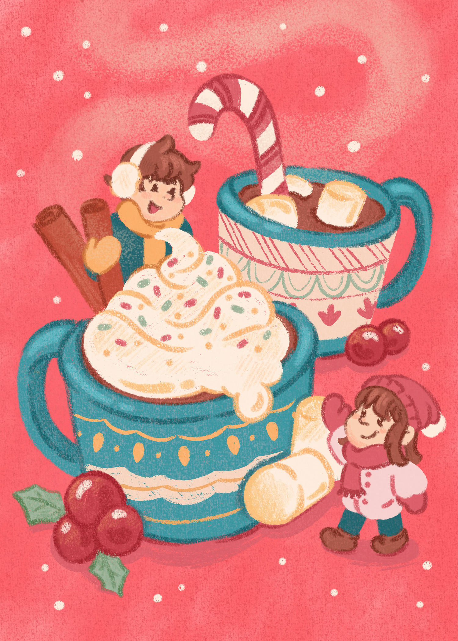 Sweet Holiday Season Greeting Card