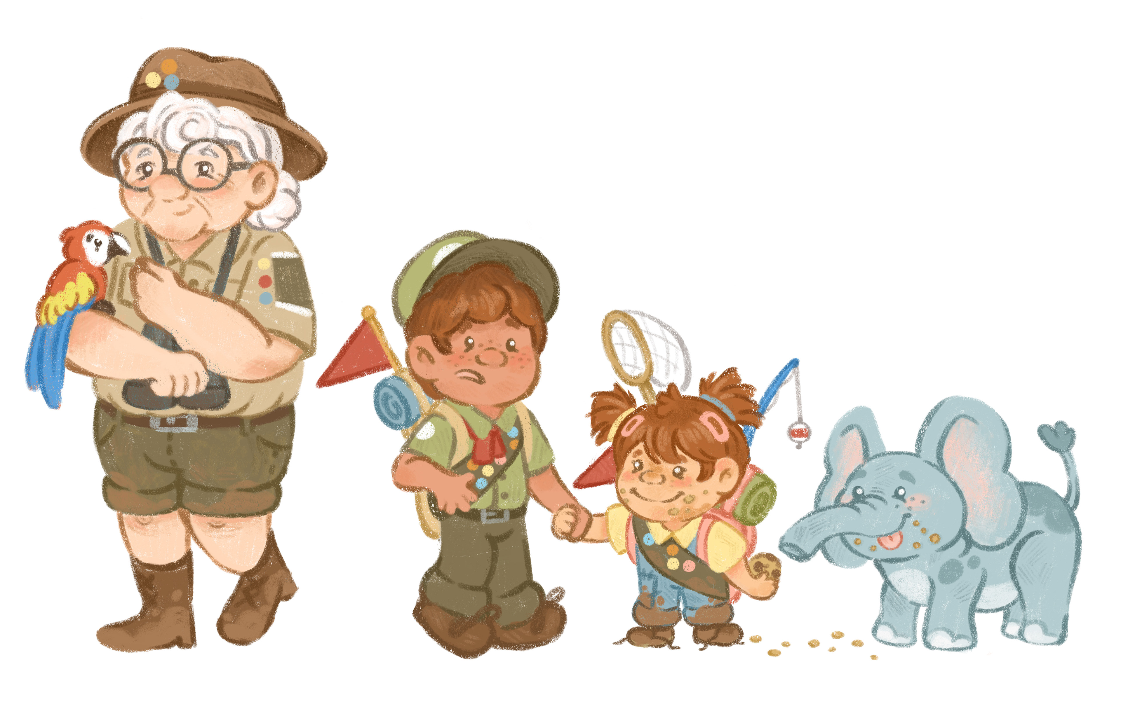 Picture Book Concept Character Lineup