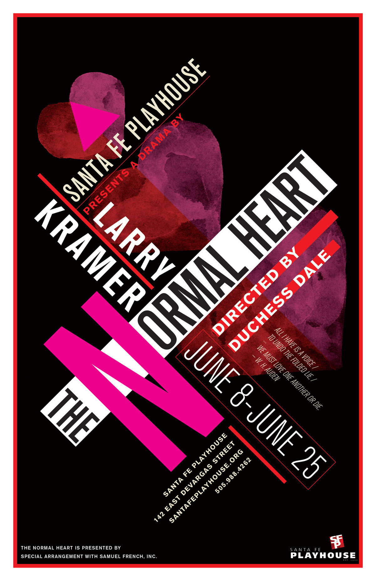 The Normal Heart // Theater Poster (11"x17")