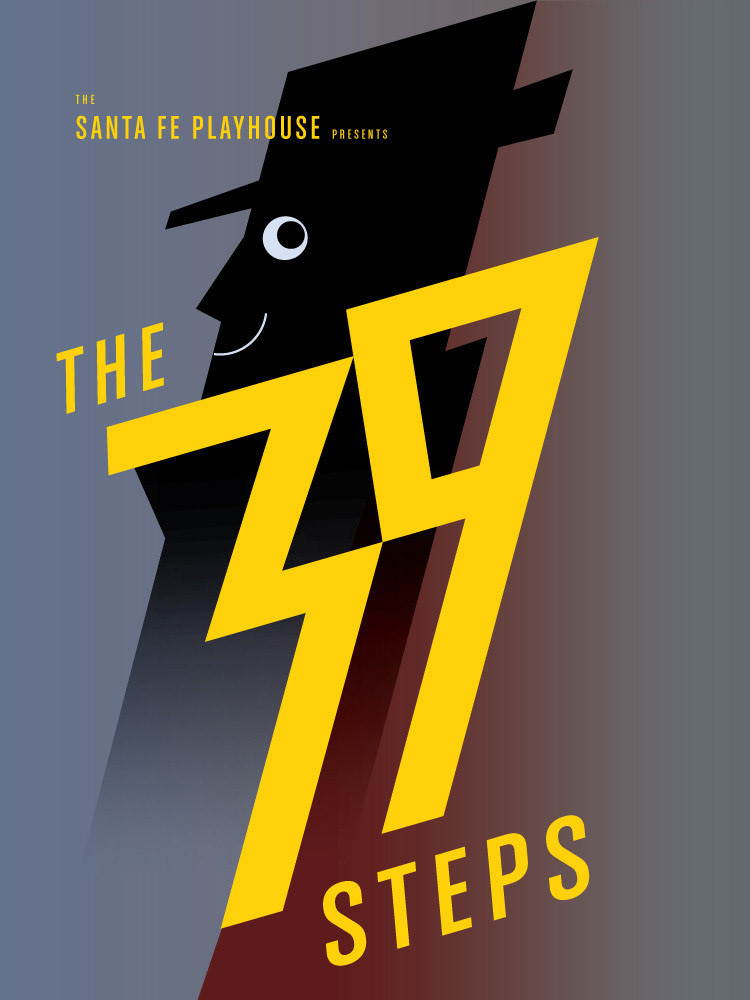 The 39 Steps // Theater Poster (16"x20") - Unused