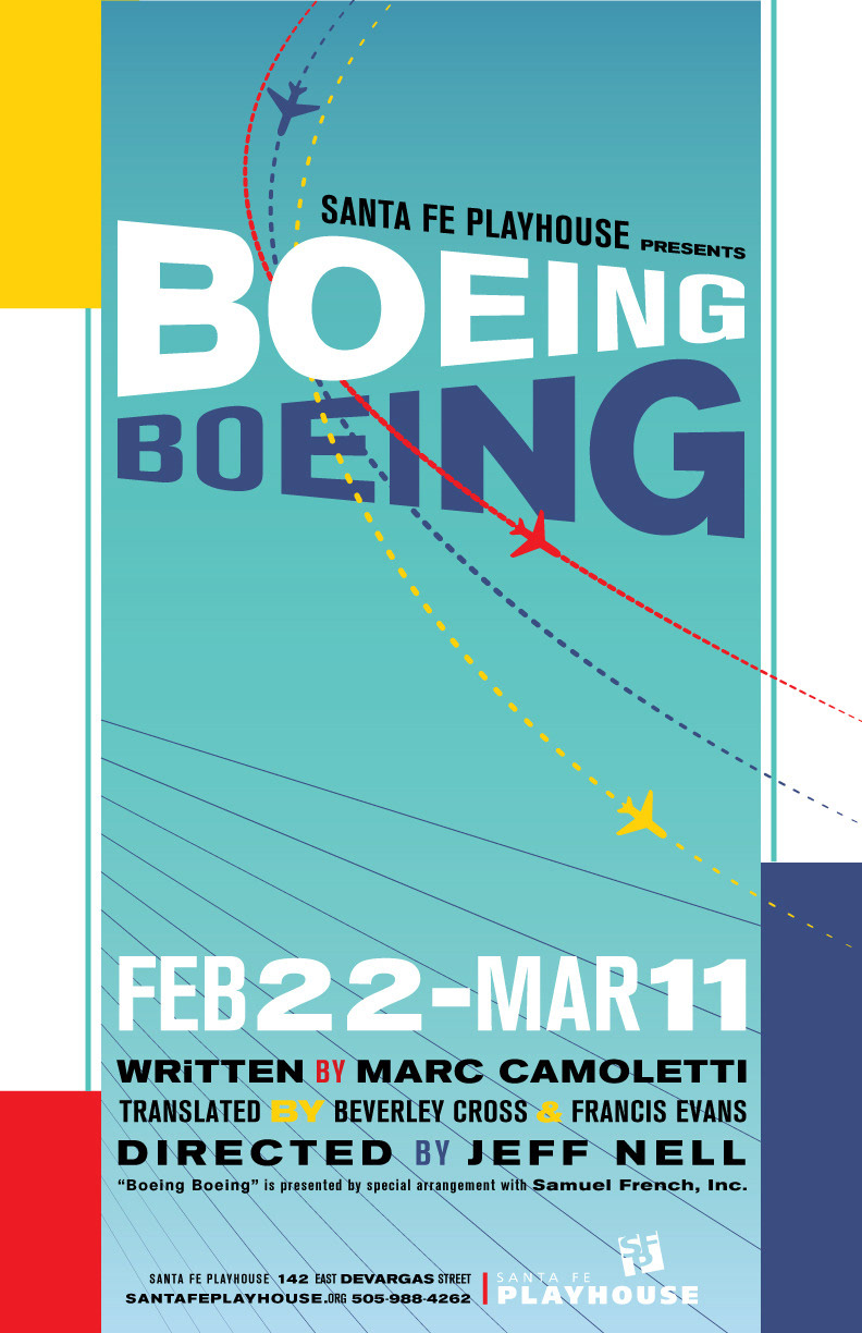 Boeing Boeing // Theater Poster (11"x17")