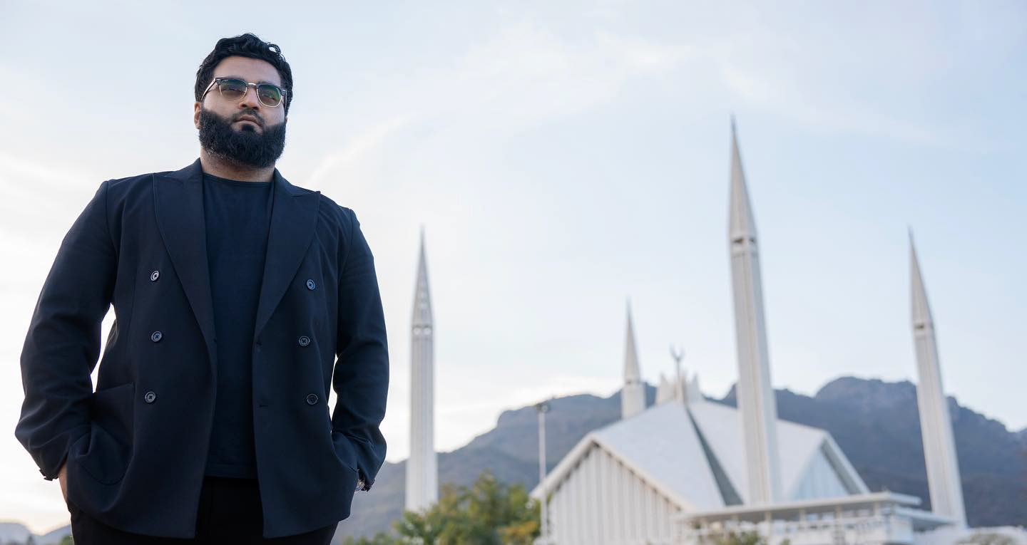 Usman Abdullah Malik at the Shah Faisal Masjid, Islamabad, Pakistan | 2023