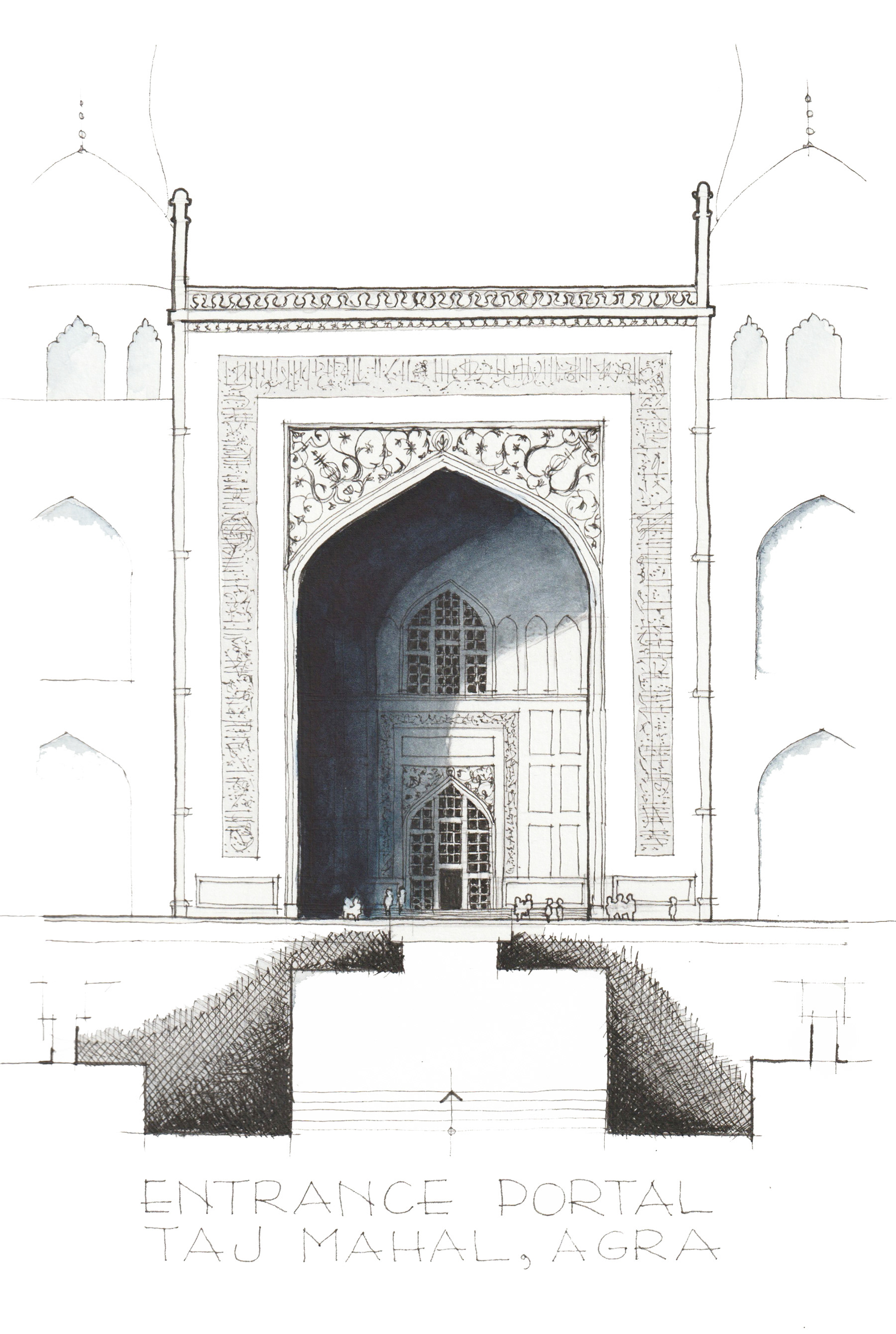 Entrance Portal, Taj Mahal