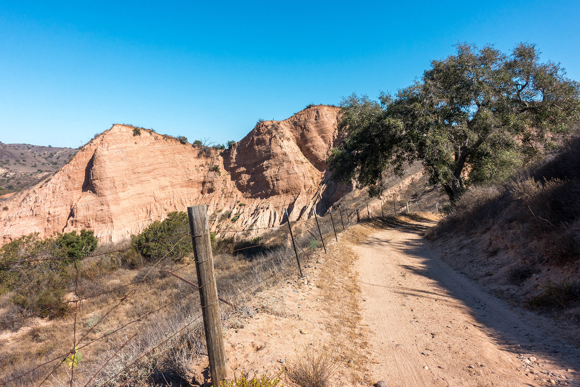 California landscape of a prominent limestone rock formation