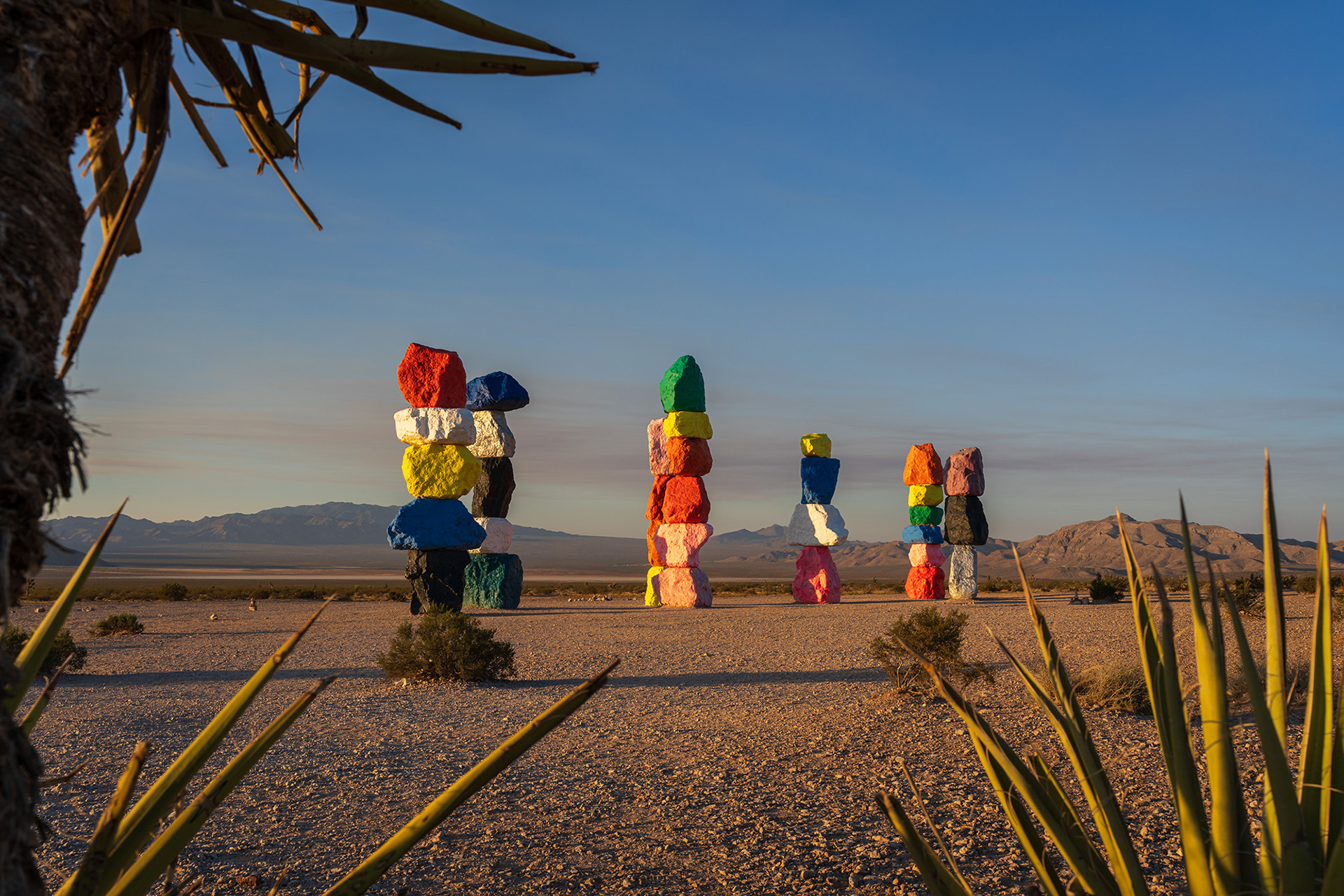 Las Vegas Nevada desert art installation