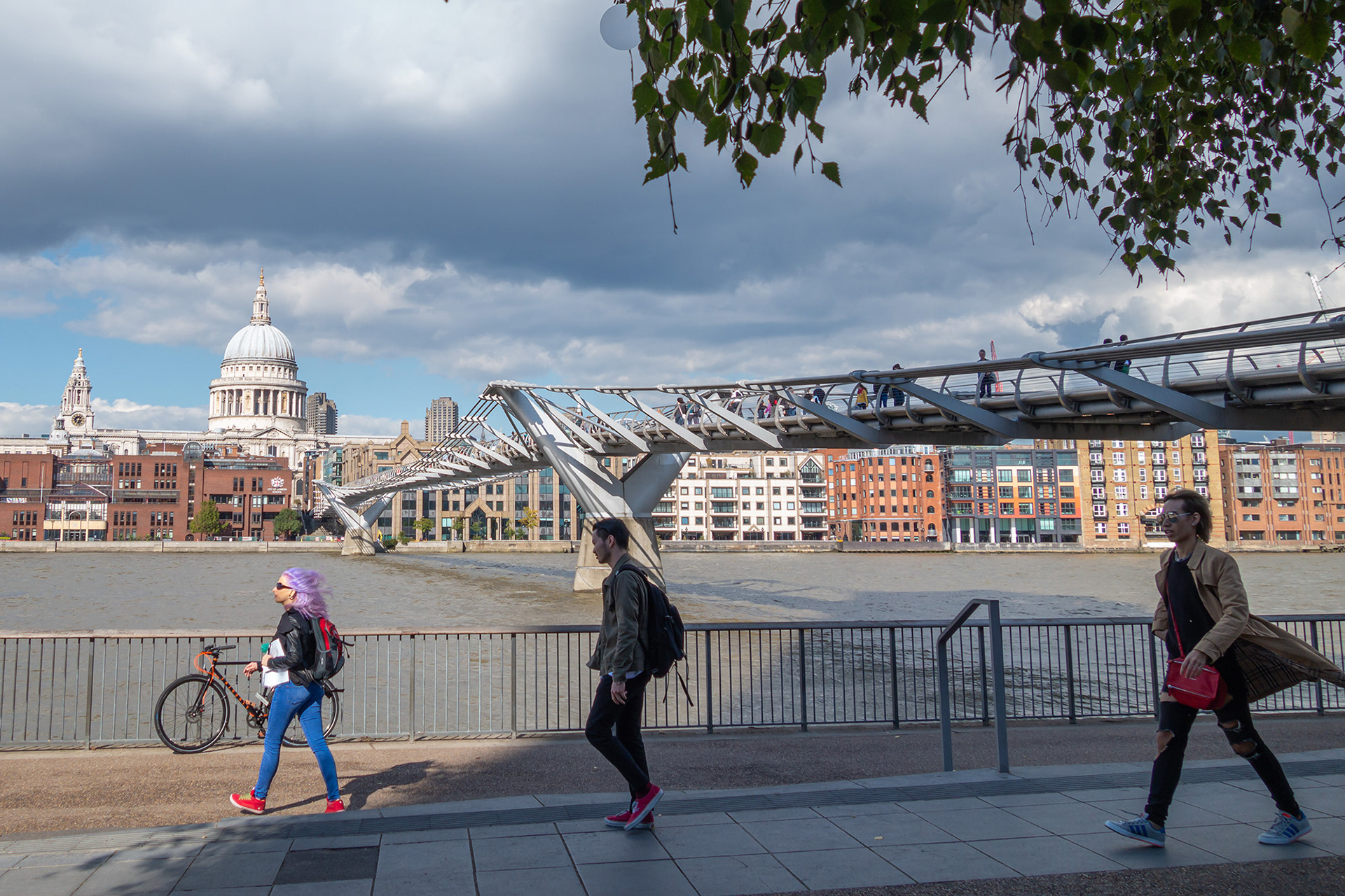 Millennium Bridge and St Paul's
