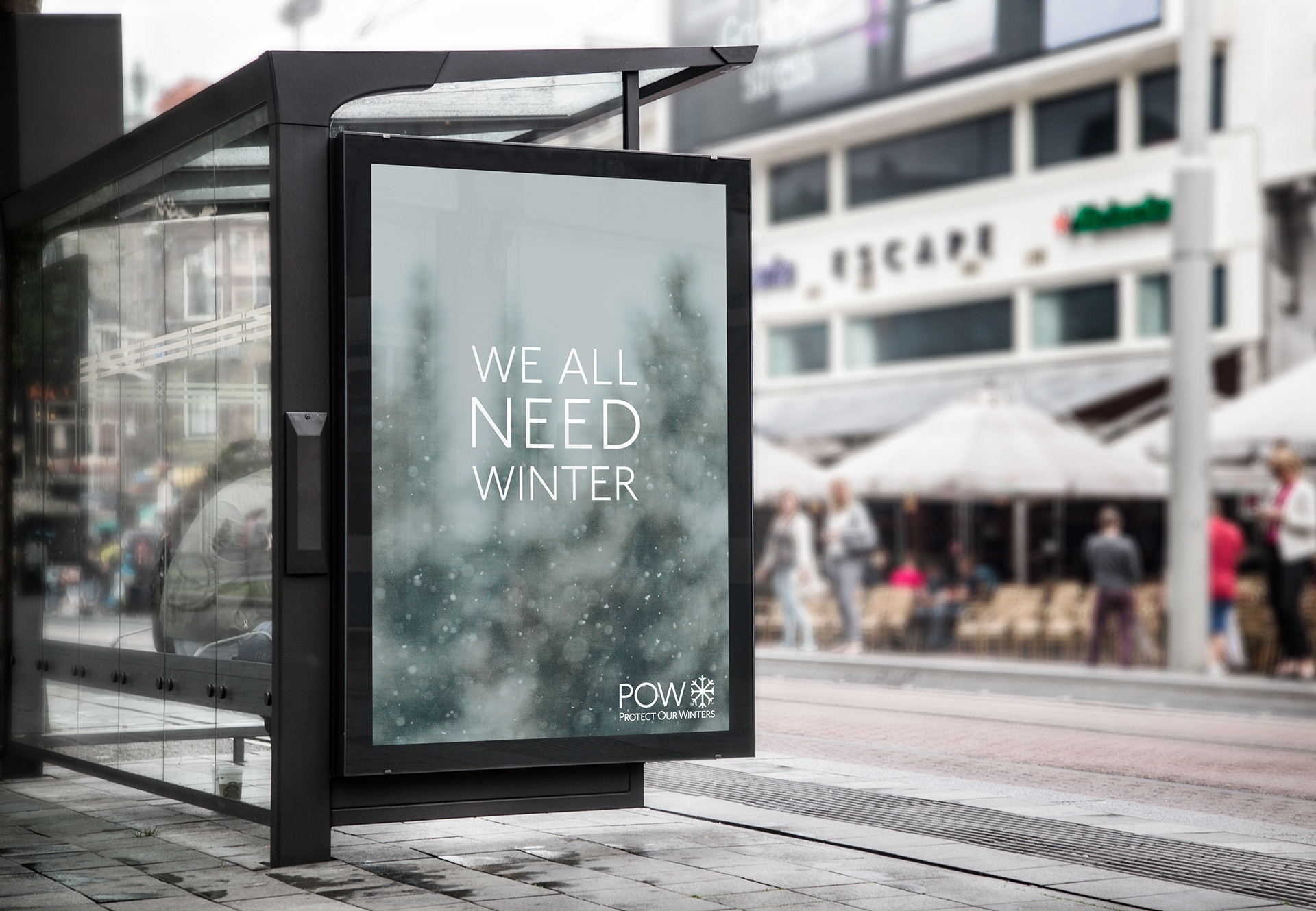 BUS STOP POSTER MOCK UP