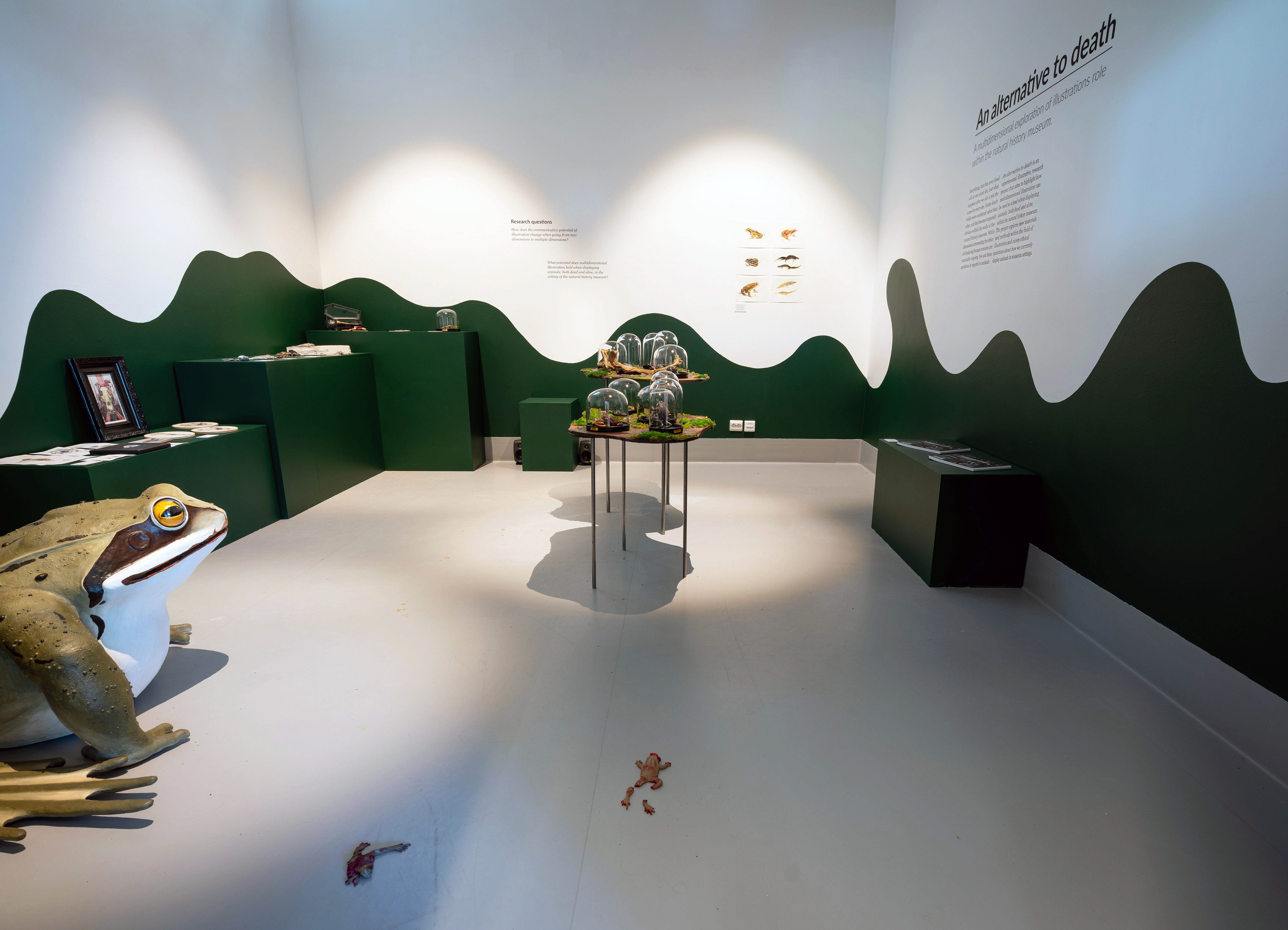 First entrance into exhibition space