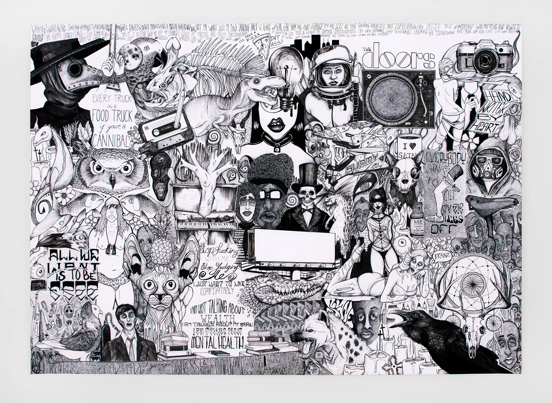 Black on white 02, 2016