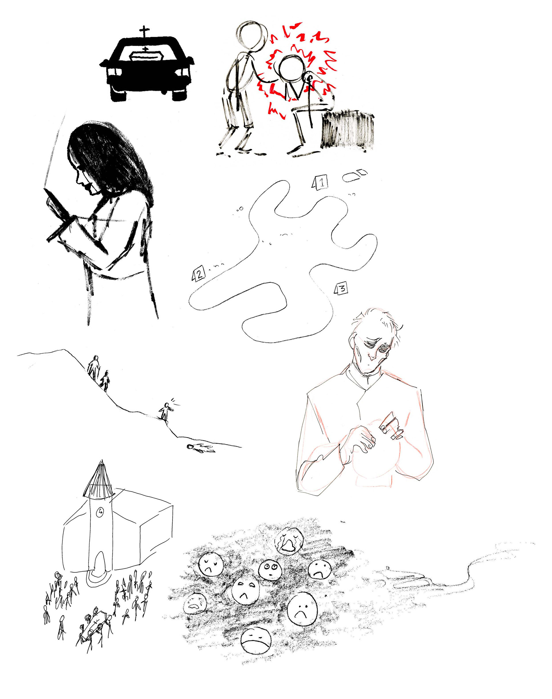 Prompt: Someone has died