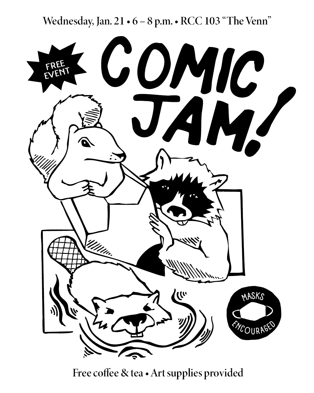 "Comic Jam!" poster (2026)