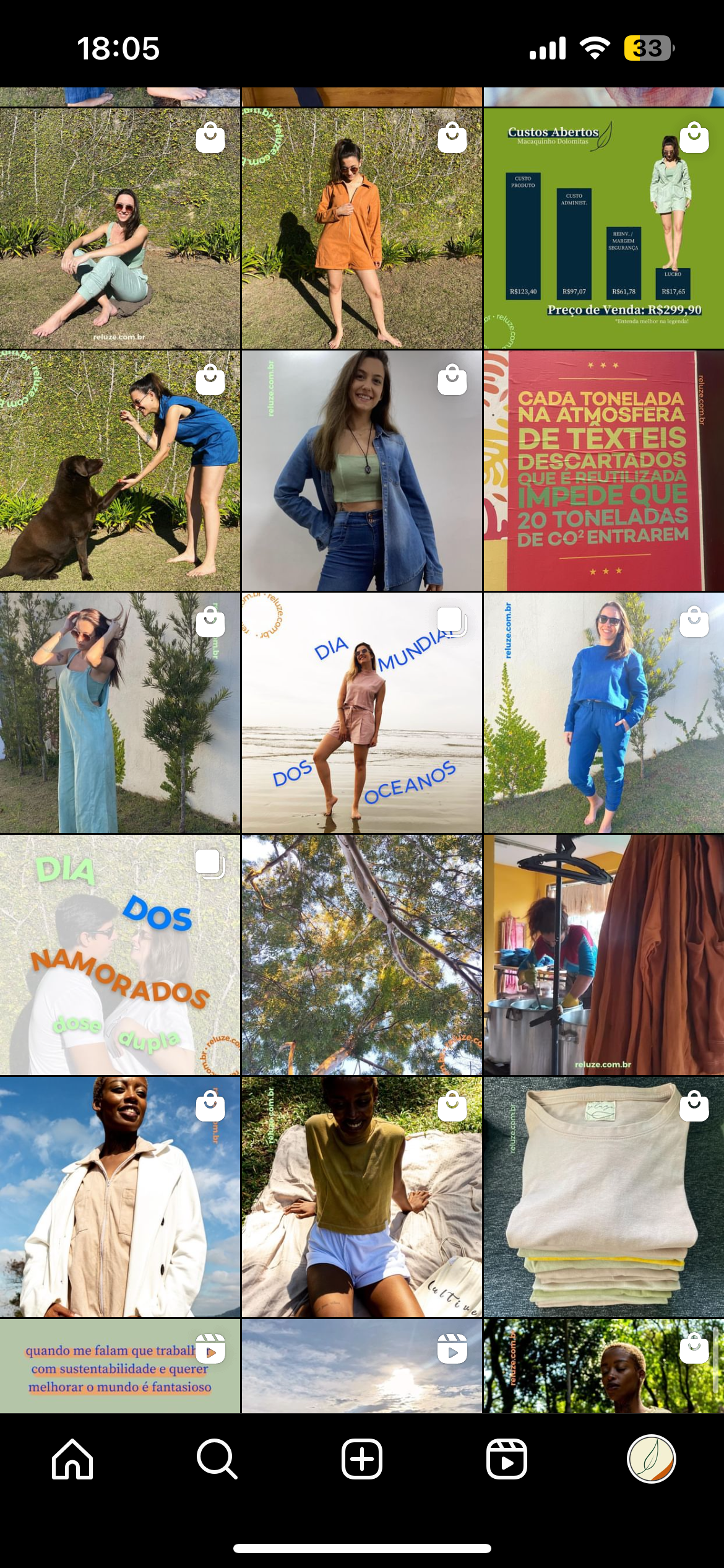 ARTES FEED INSTAGRAM - RELUZE