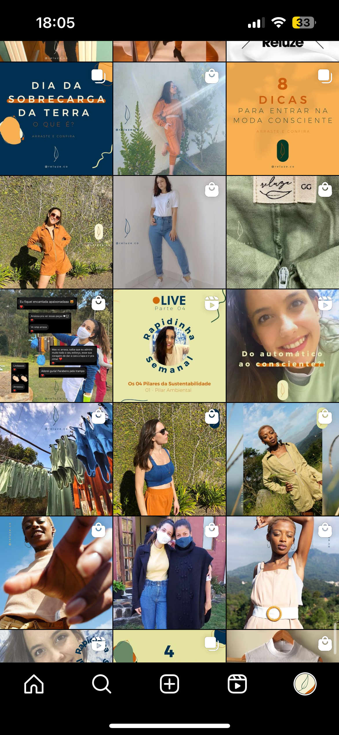 ARTES FEED INSTAGRAM - RELUZE