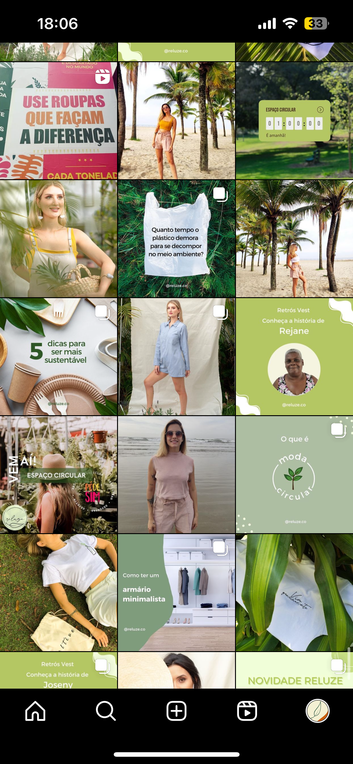 ARTES FEED INSTAGRAM - RELUZE