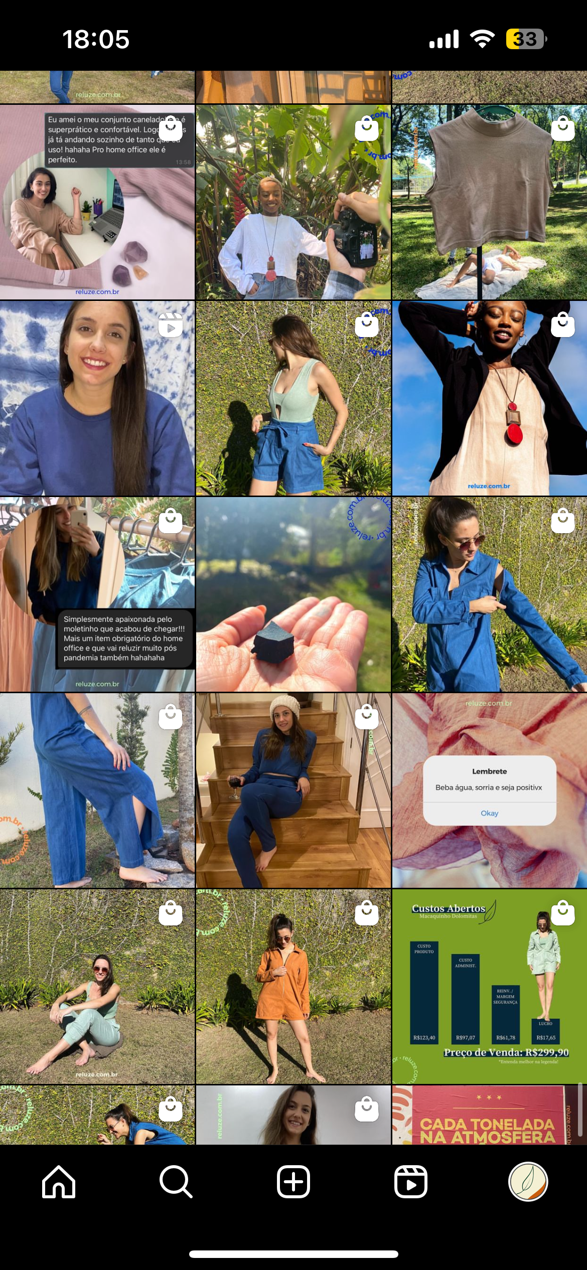 ARTES FEED INSTAGRAM - RELUZE