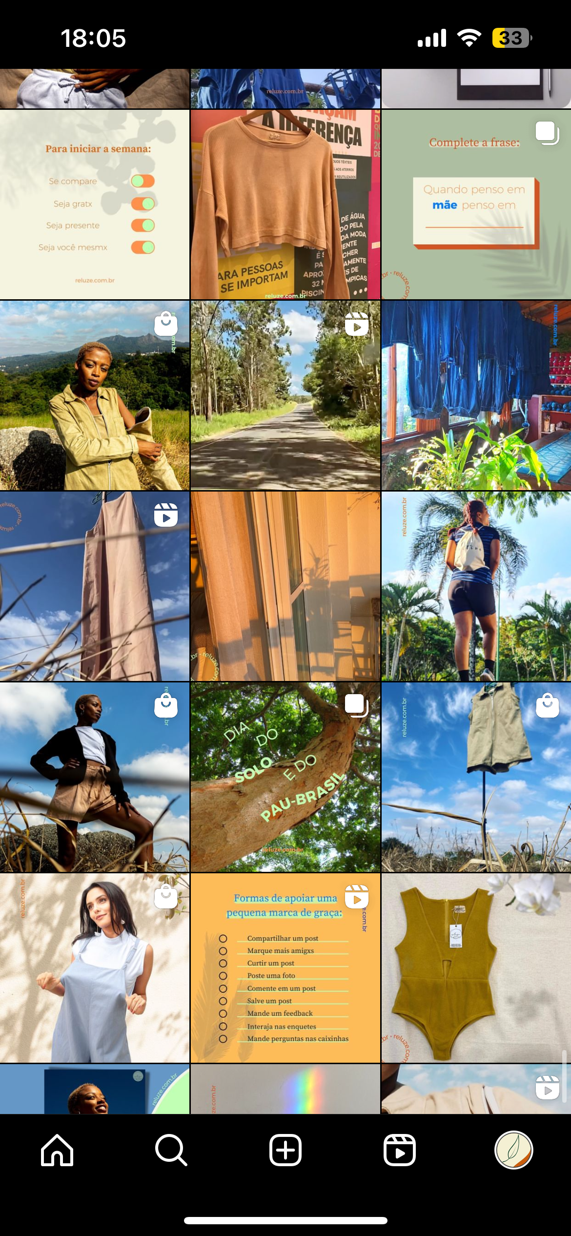 ARTES FEED INSTAGRAM - RELUZE