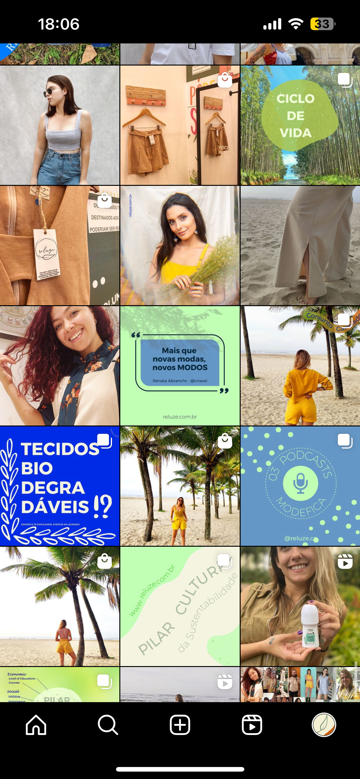 ARTES FEED INSTAGRAM - RELUZE