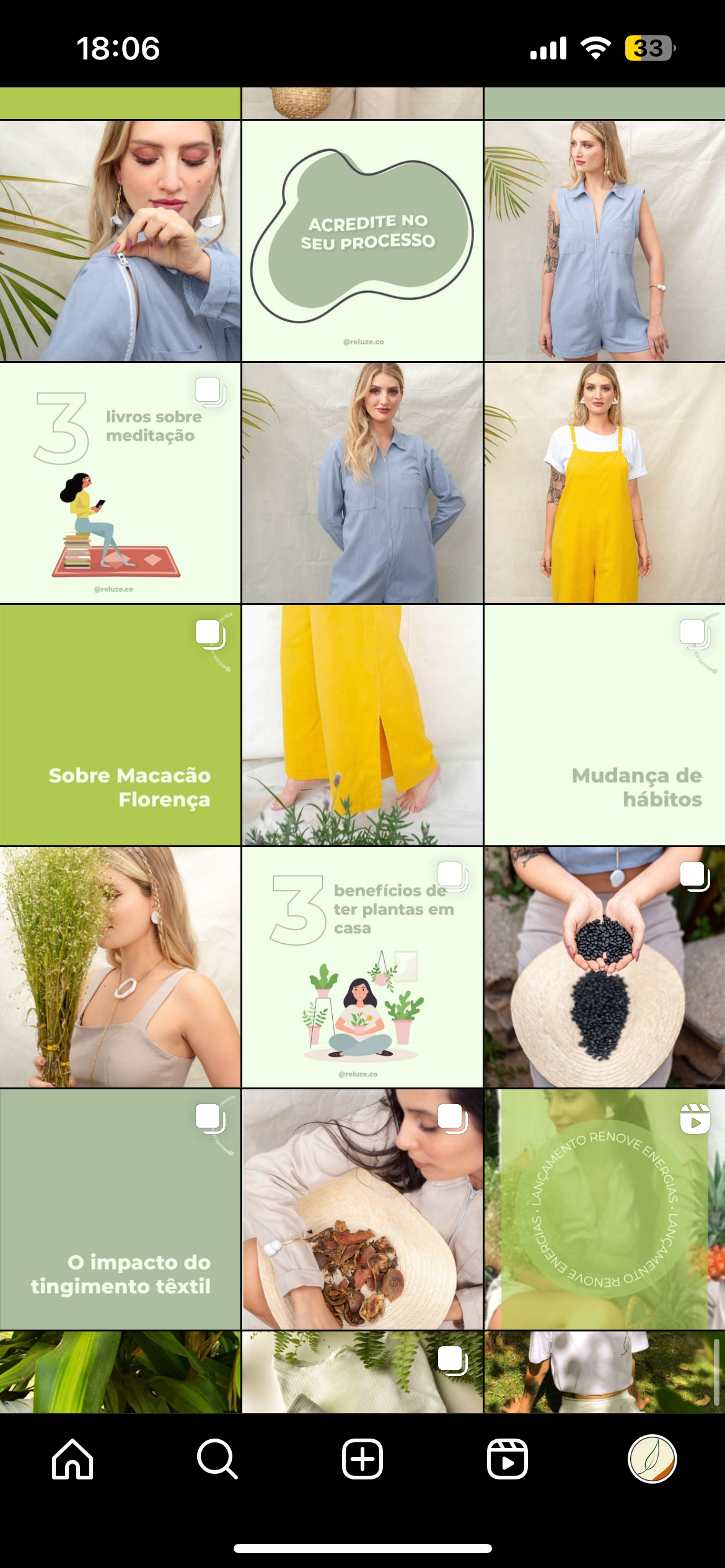 ARTES FEED INSTAGRAM - RELUZE