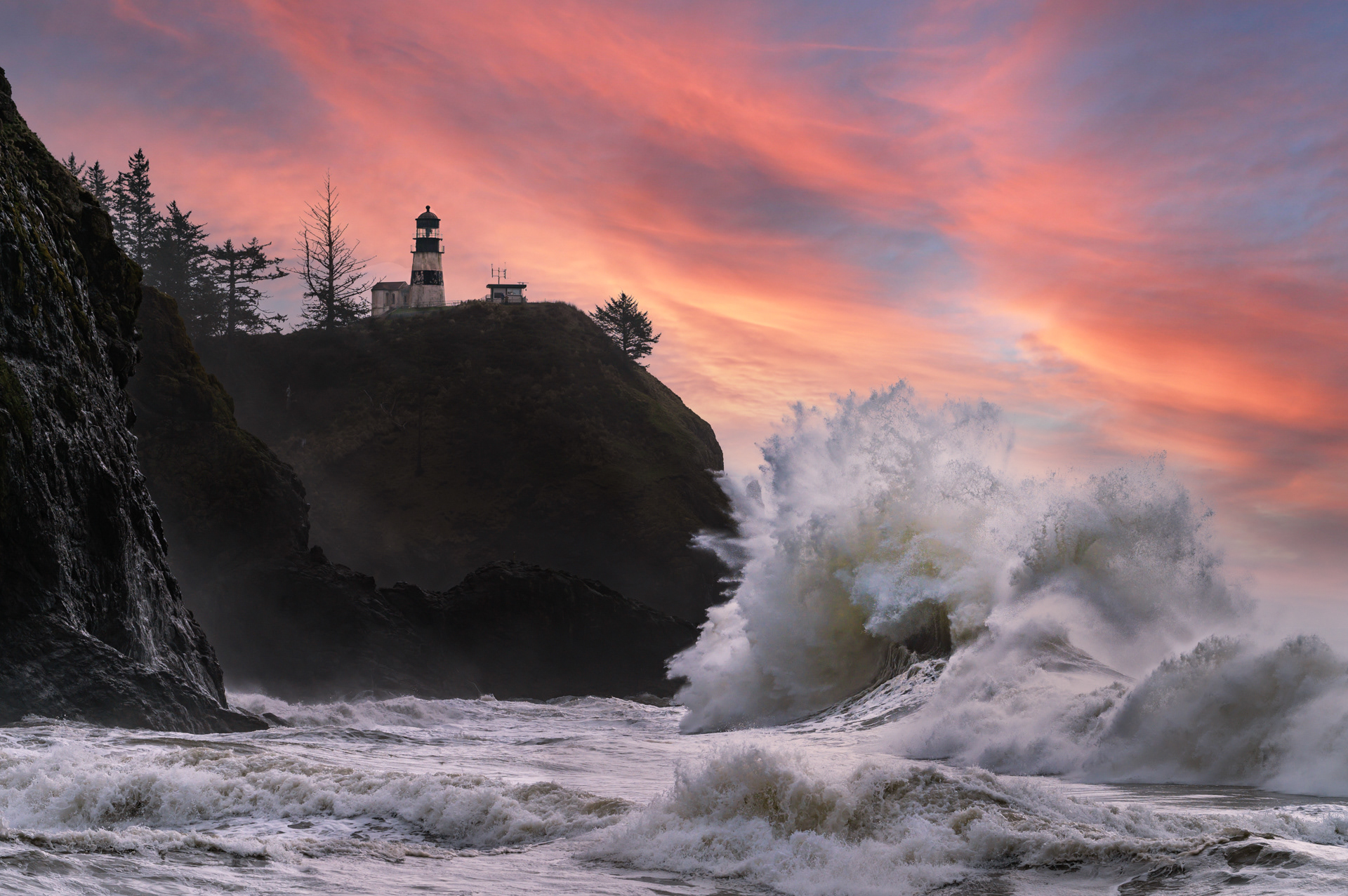 King Tide at Cape Disappointment