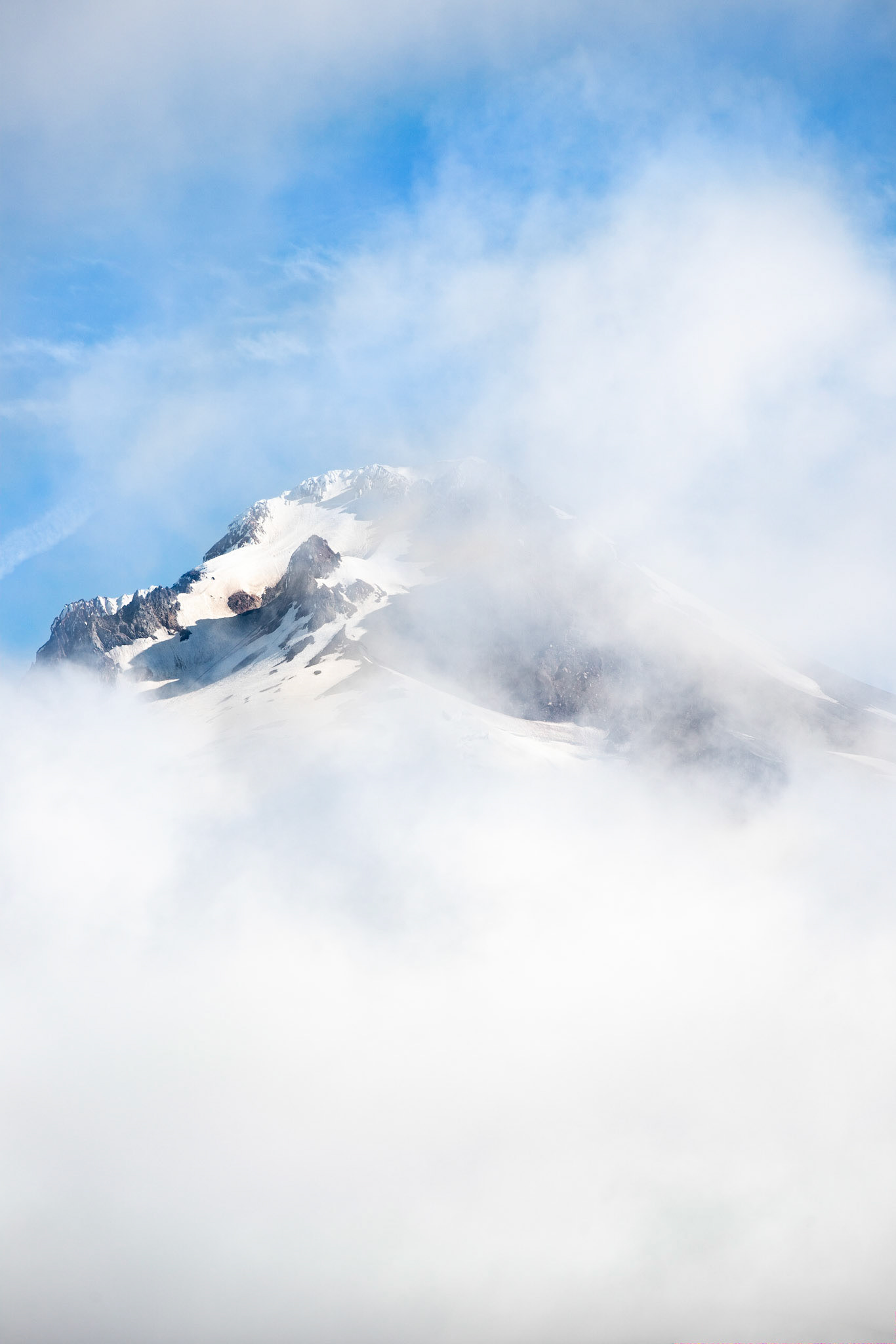 Clouds Over Mt. Hood, July 1 2018