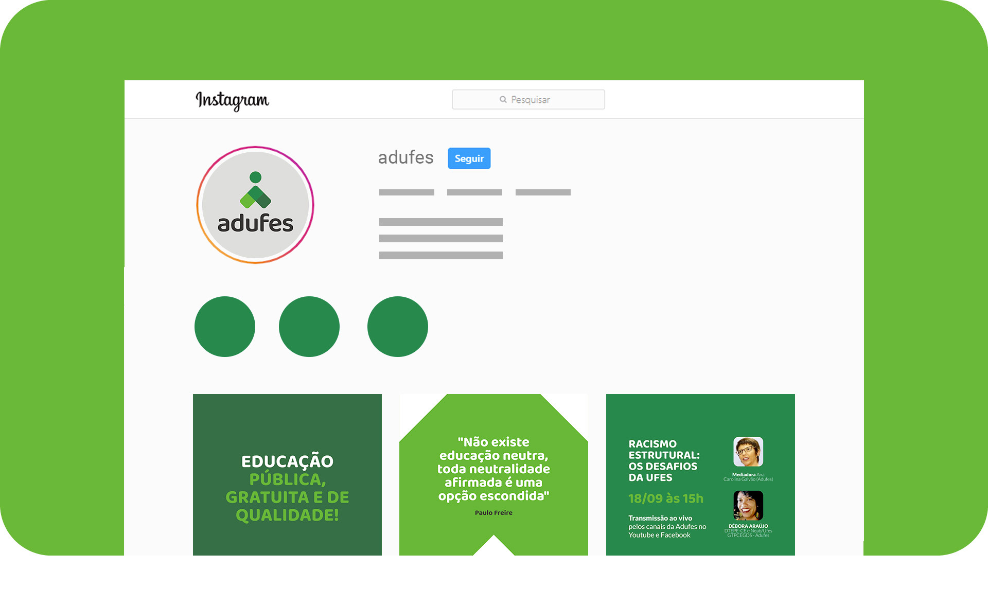 Mockup de redes sociais
