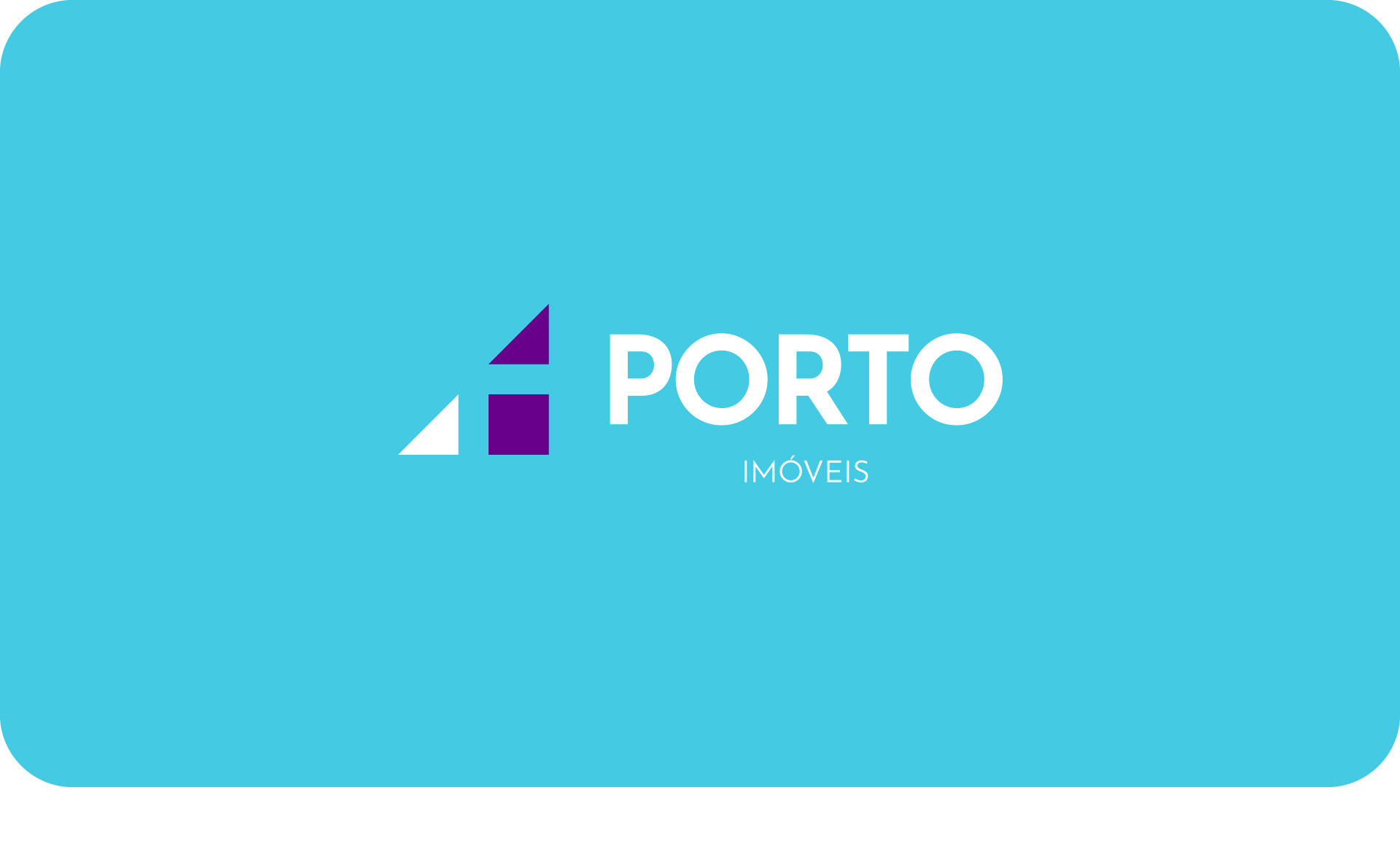 Logotipo horizontal em fundo azul