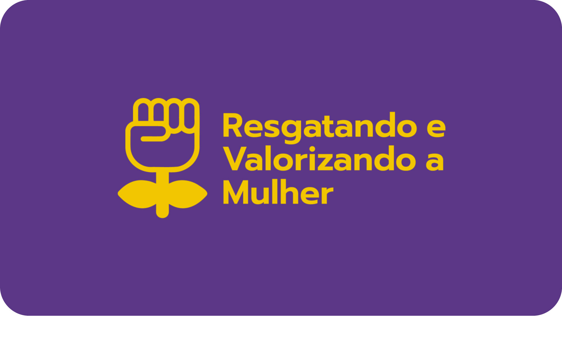 Identidade visual feminista e extravagante